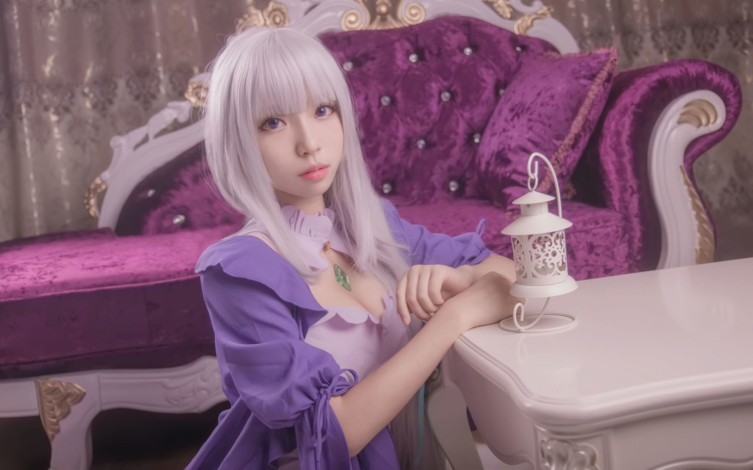 Cosplay寫真] 萌妹白易子教主 - Re:從零開始的異世界生活 艾米莉亞