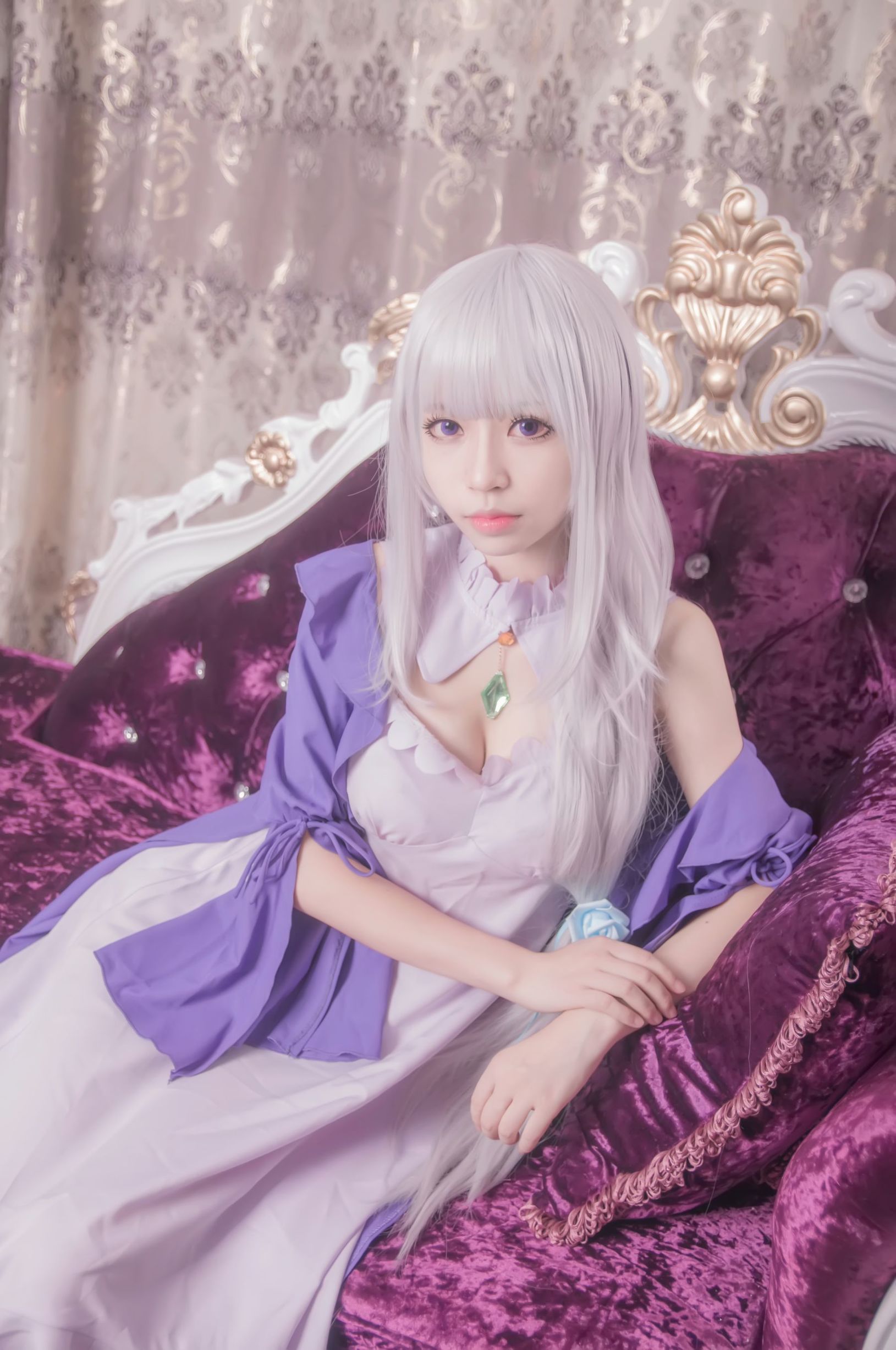 Cosplay寫真] 萌妹白易子教主 - Re:從零開始的異世界生活 艾米莉亞
