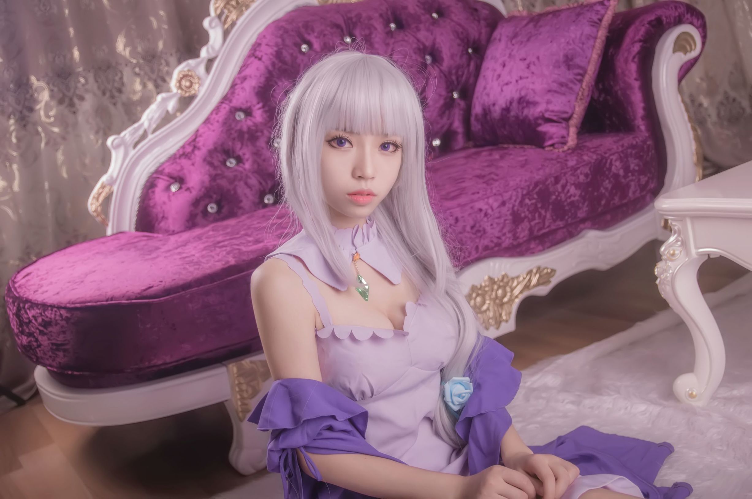 Cosplay寫真] 萌妹白易子教主 - Re:從零開始的異世界生活 艾米莉亞