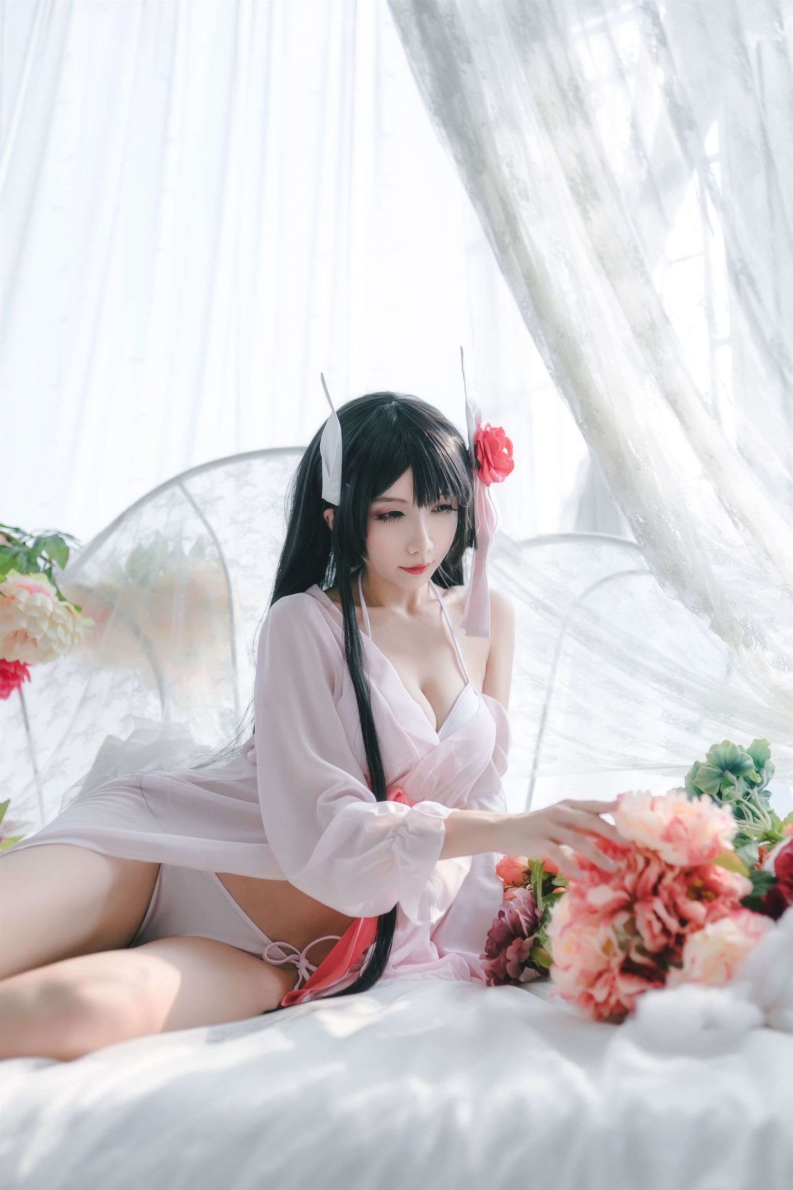 コスプレ写真] 萌娘迷失人形QUQ - セン（比叡）月下巡航