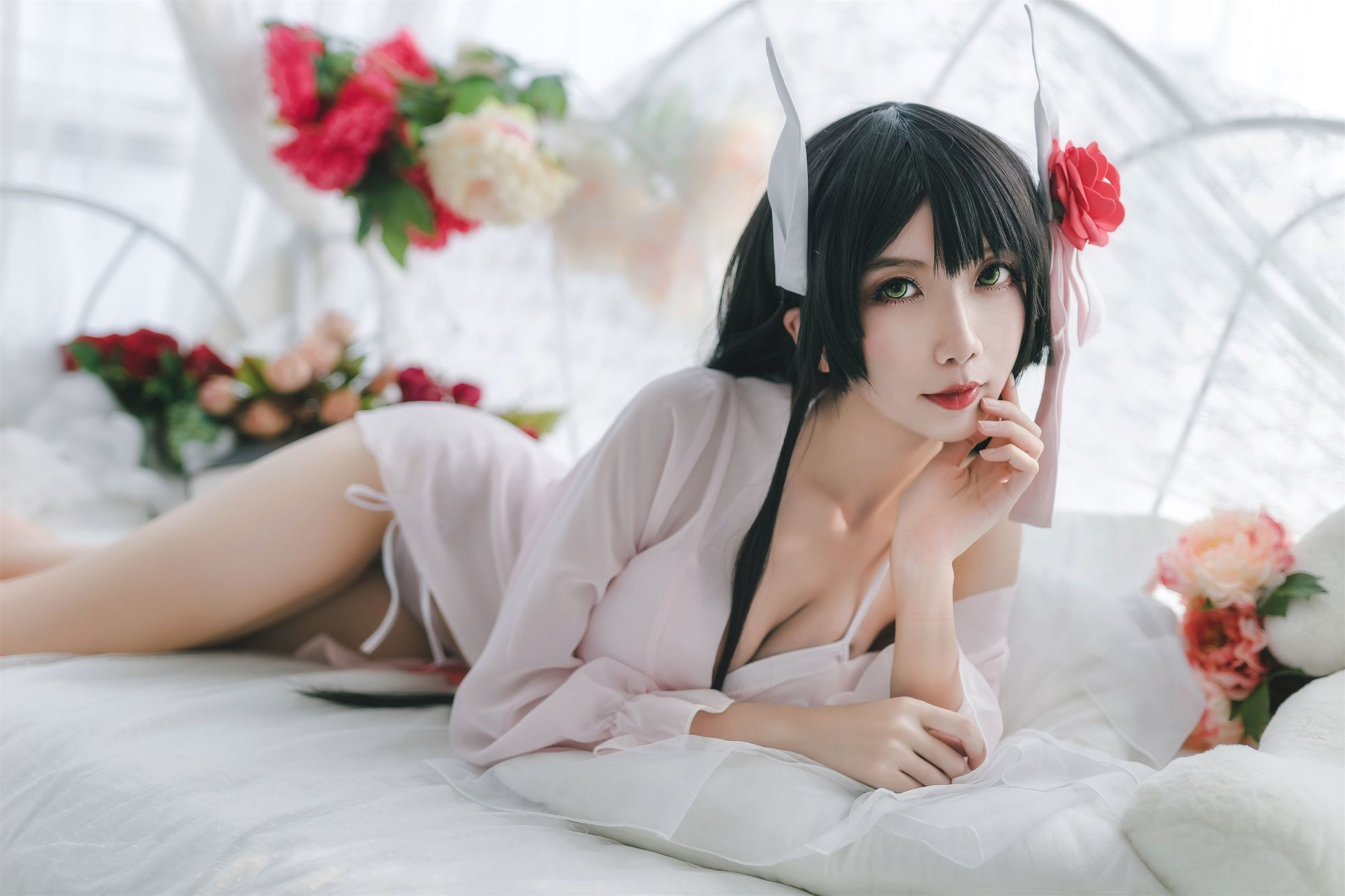 Cosplay Photos] Moe Niang Lost Doll QUQ - Sturgeon (Hiei) Moonlit Cruise