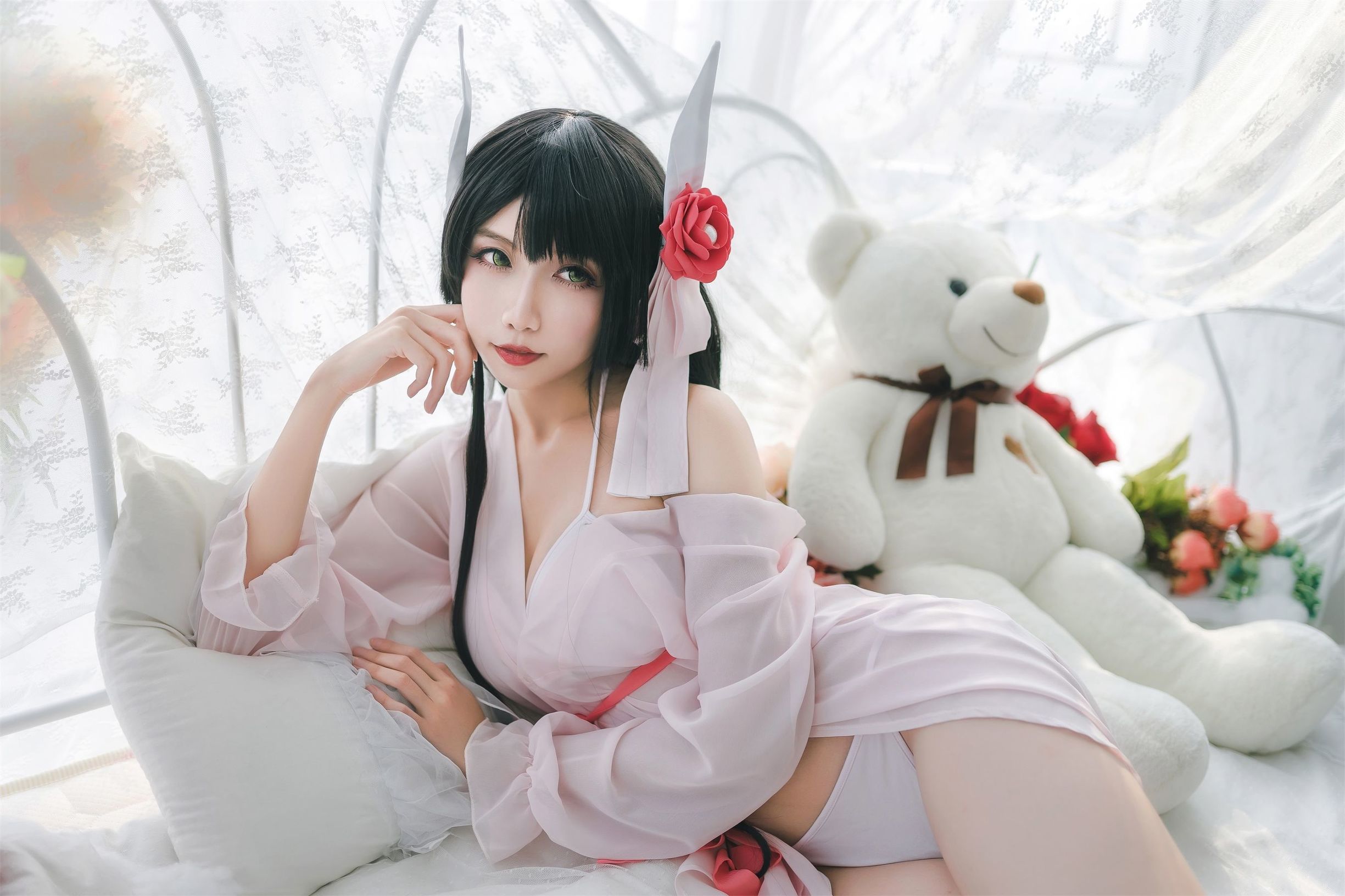 Cosplay Photos] Moe Niang Lost Doll QUQ - Sturgeon (Hiei) Moonlit Cruise