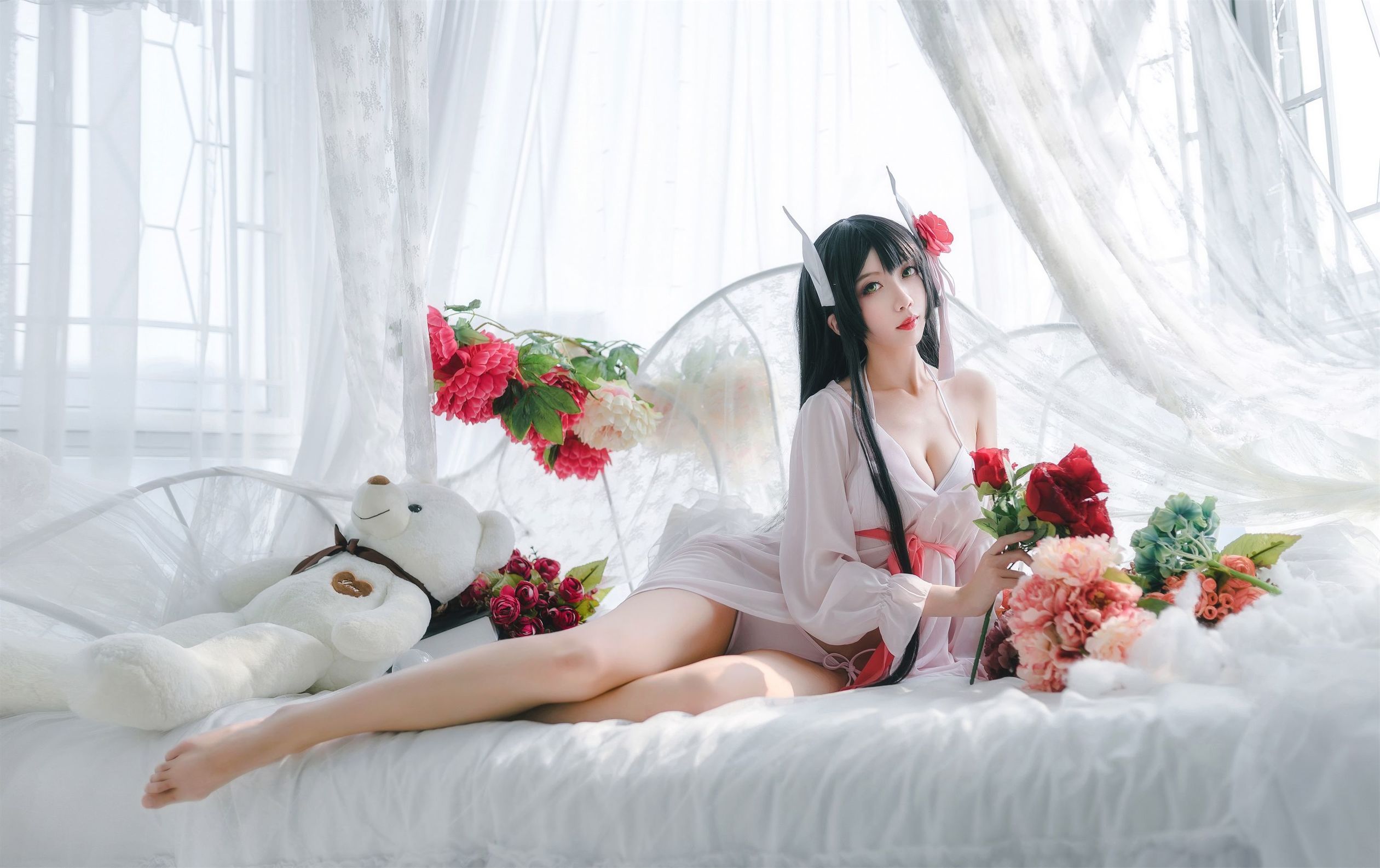 コスプレ写真] 萌娘迷失人形QUQ - セン（比叡）月下巡航