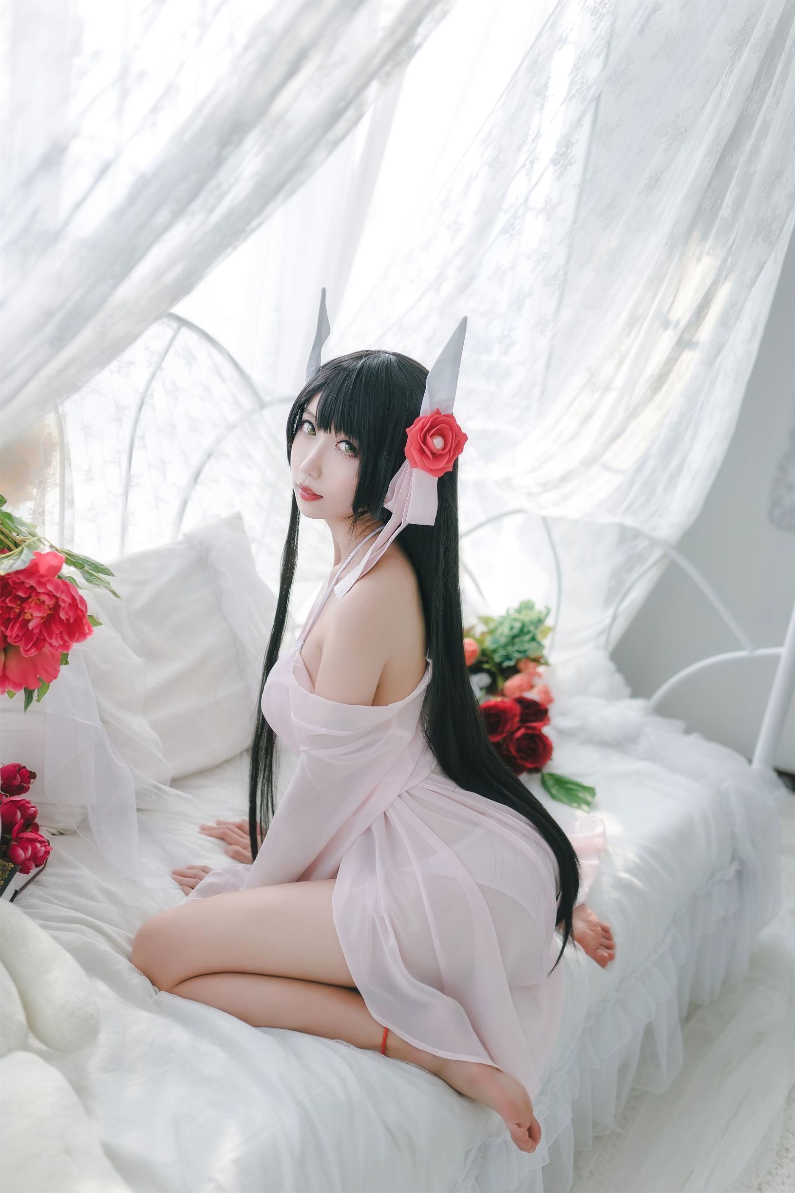 Cosplay Photos] Moe Niang Lost Doll QUQ - Sturgeon (Hiei) Moonlit Cruise