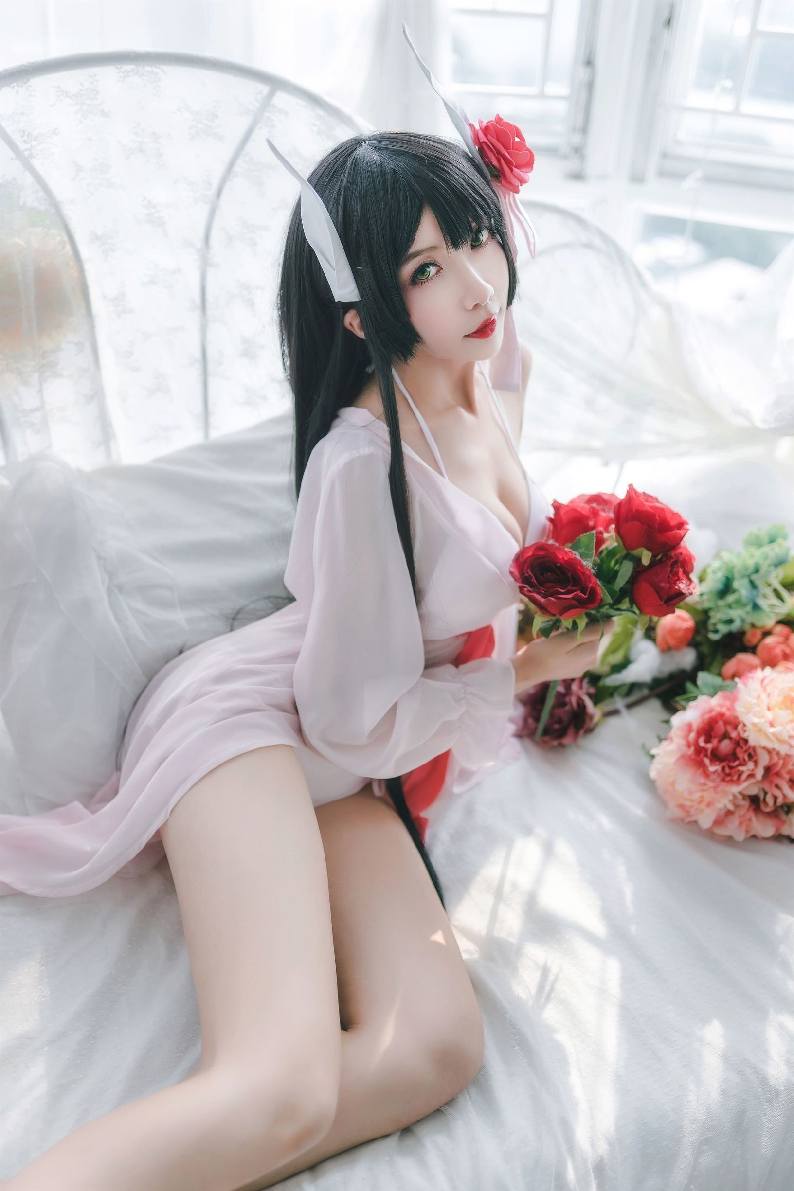コスプレ写真] 萌娘迷失人形QUQ - セン（比叡）月下巡航