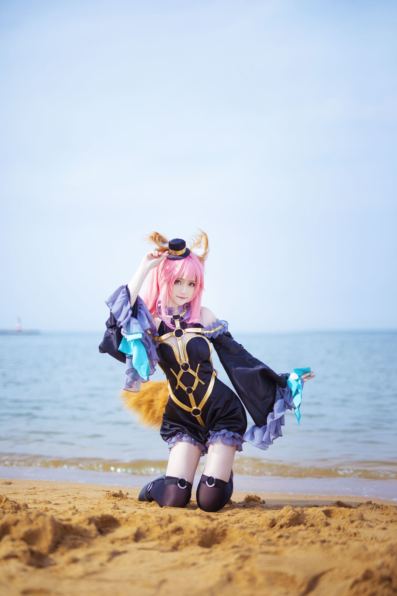 Cosplay寫真] 萌寵博主yui金魚 - 魔術師玉藻前
