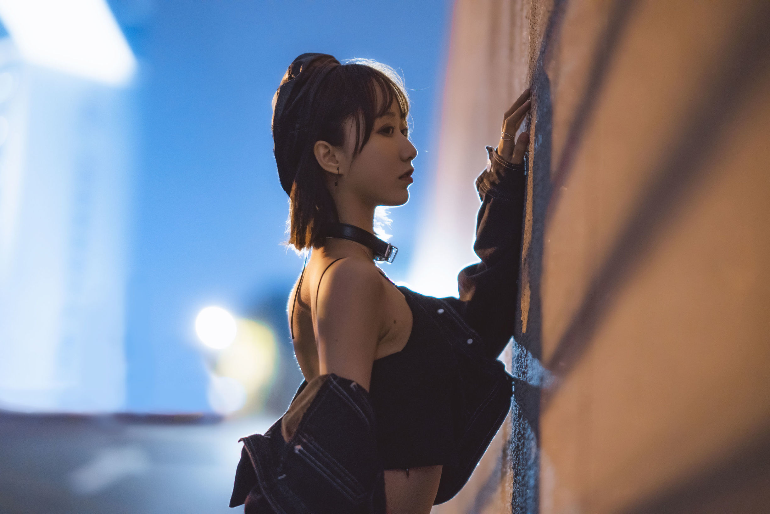 Cosplay Photos] Moe Style Big Sister Mu Mian Mian OwO - Outdoor Short Skirt