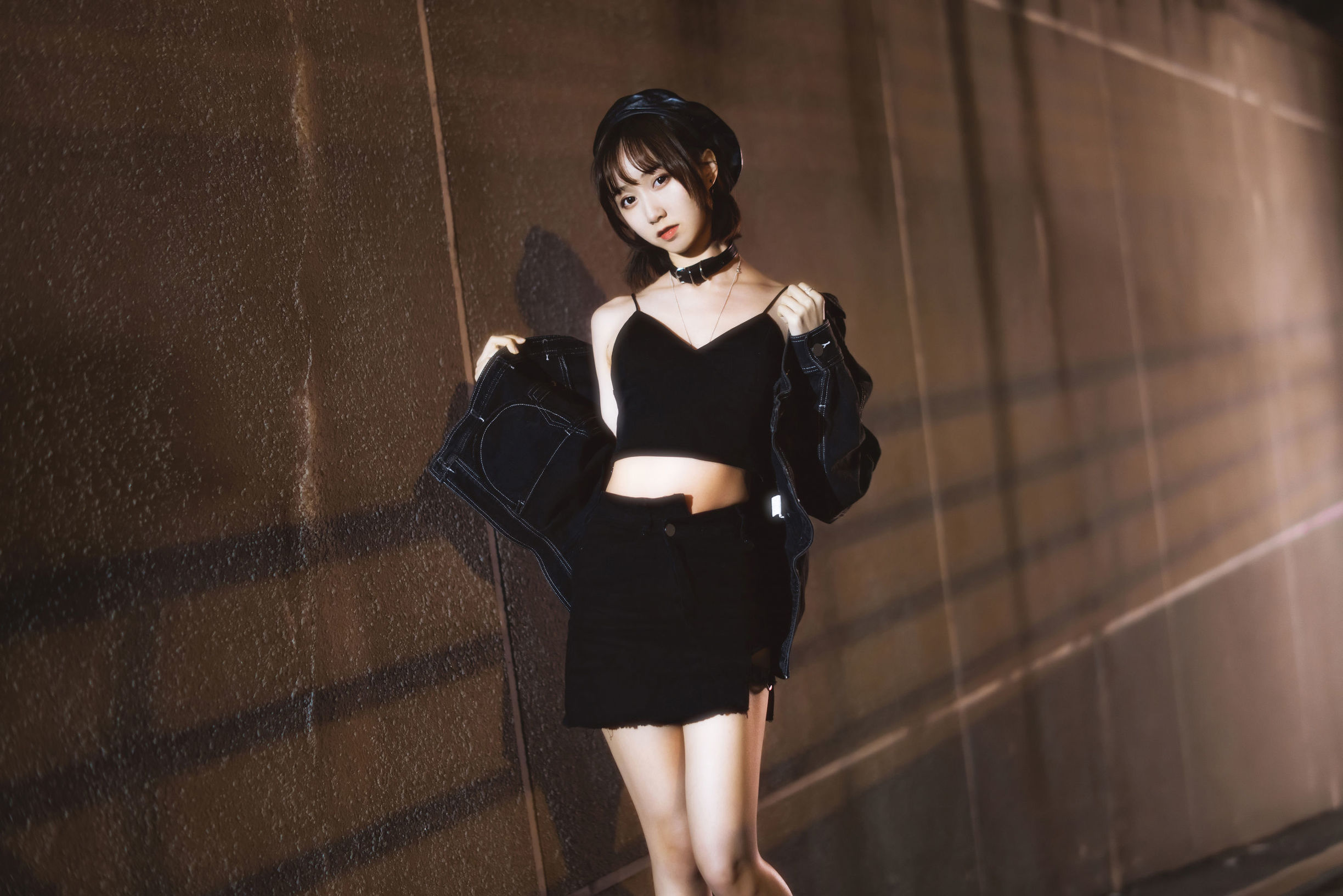 Cosplay Photos] Moe Style Big Sister Mu Mian Mian OwO - Outdoor Short Skirt