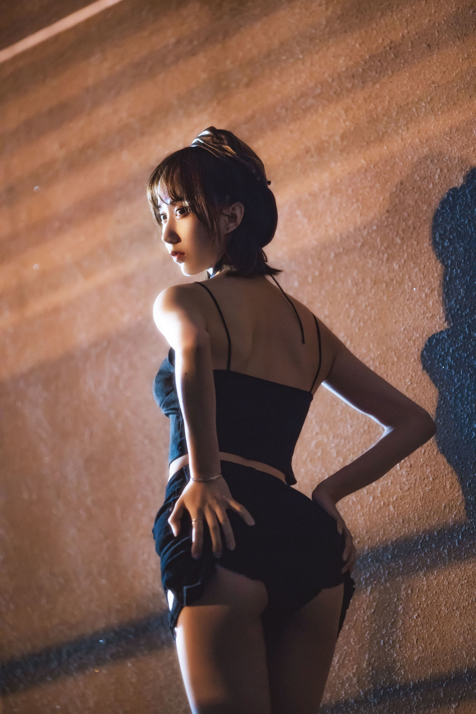 Cosplay Photos] Moe Style Big Sister Mu Mian Mian OwO - Outdoor Short Skirt