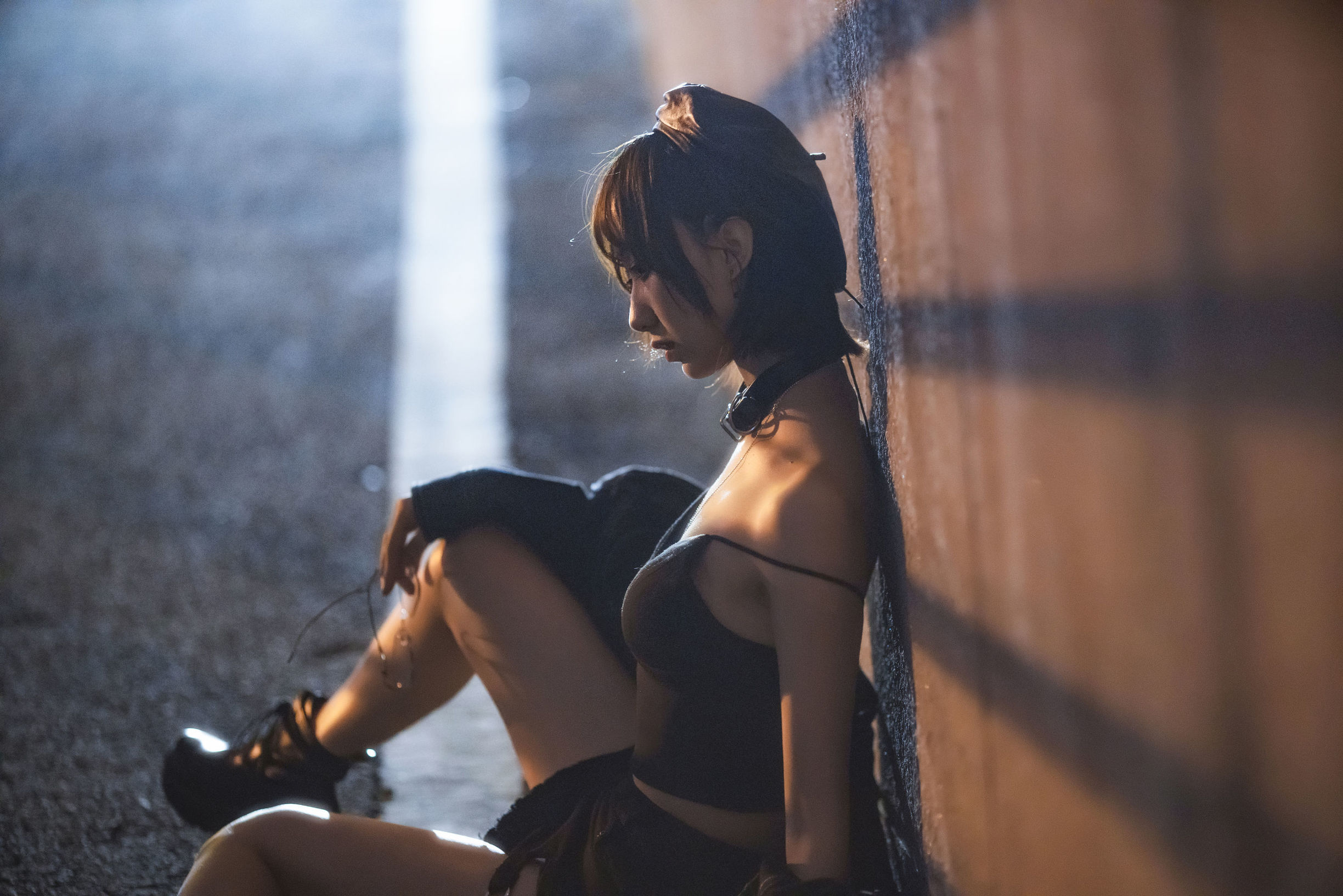 Cosplay Photos] Moe Style Big Sister Mu Mian Mian OwO - Outdoor Short Skirt