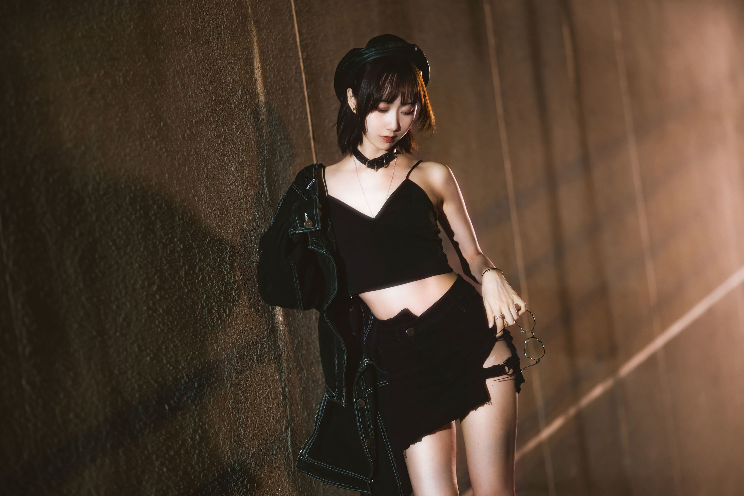 Cosplay Photos] Moe Style Big Sister Mu Mian Mian OwO - Outdoor Short Skirt