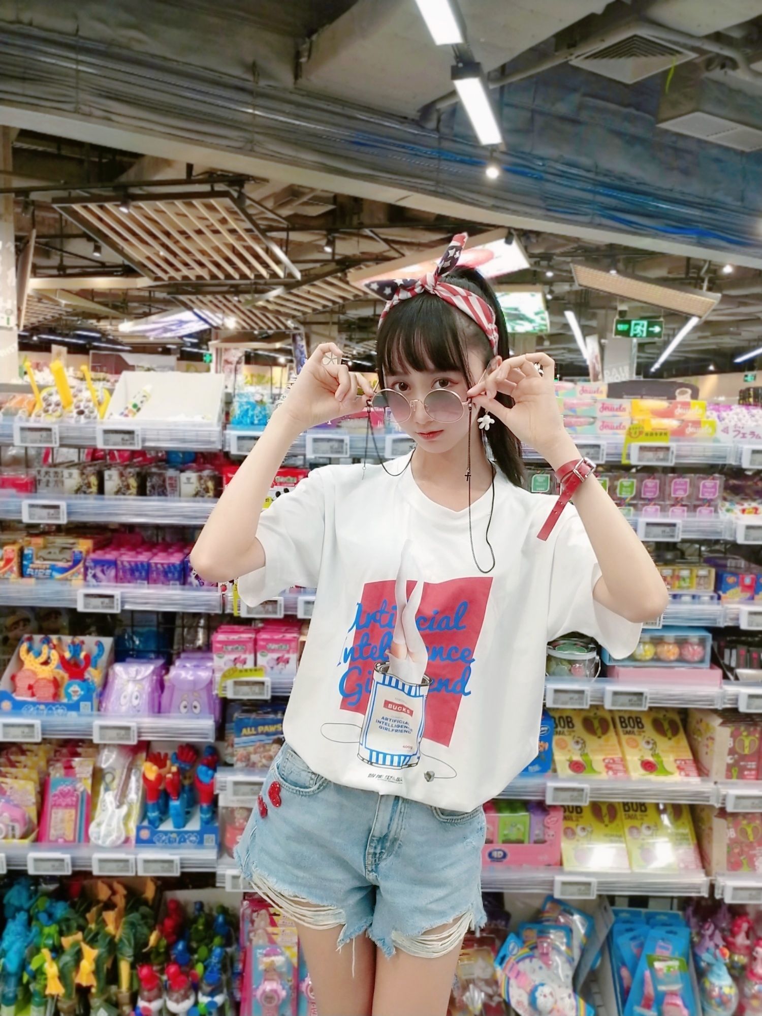 Cosplay寫真] 萌系小姐姐木綿綿OwO - 智能型女友 T恤