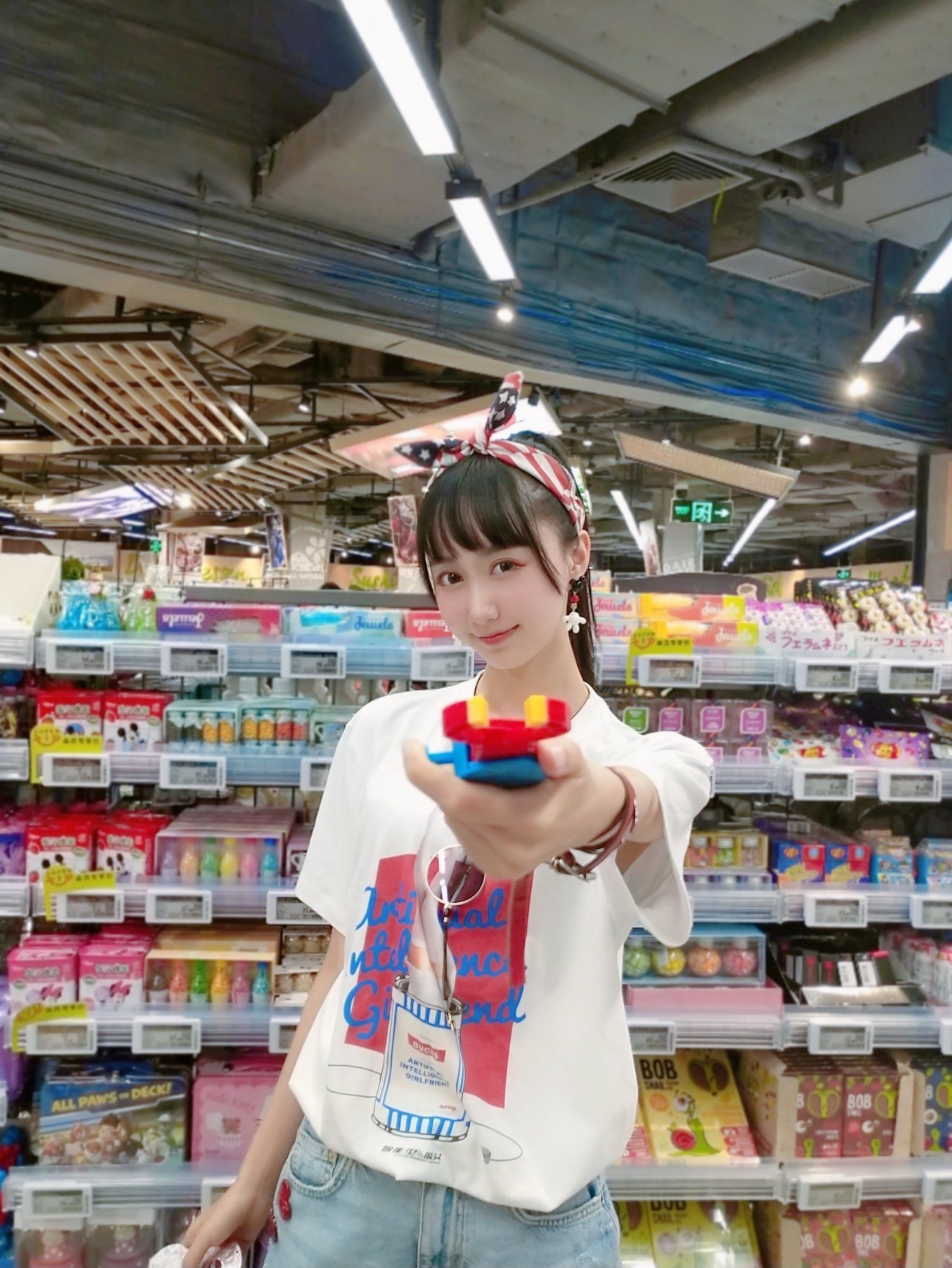 Cosplay寫真] 萌系小姐姐木綿綿OwO - 智能型女友 T恤