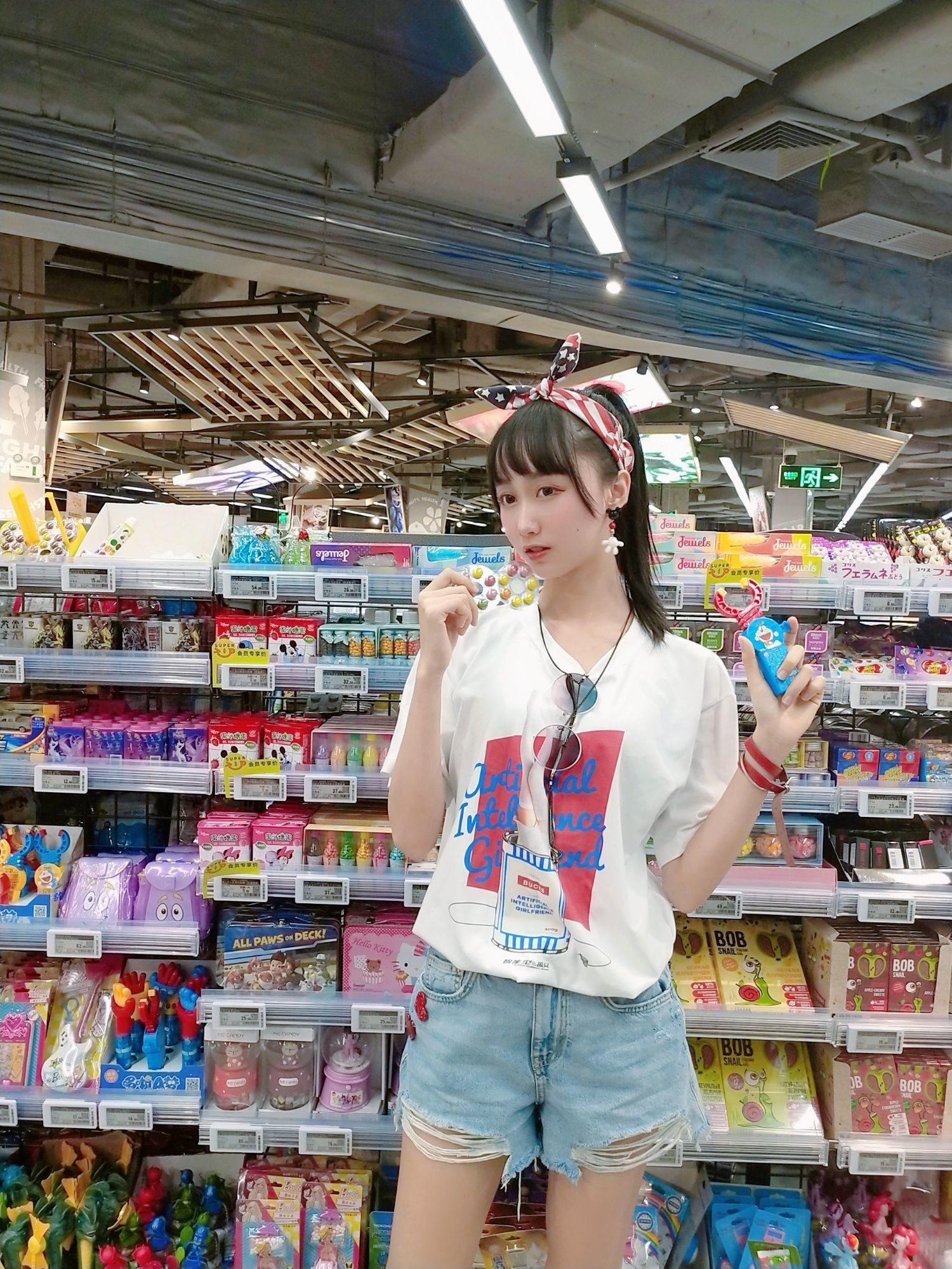 Cosplay寫真] 萌系小姐姐木綿綿OwO - 智能型女友 T恤