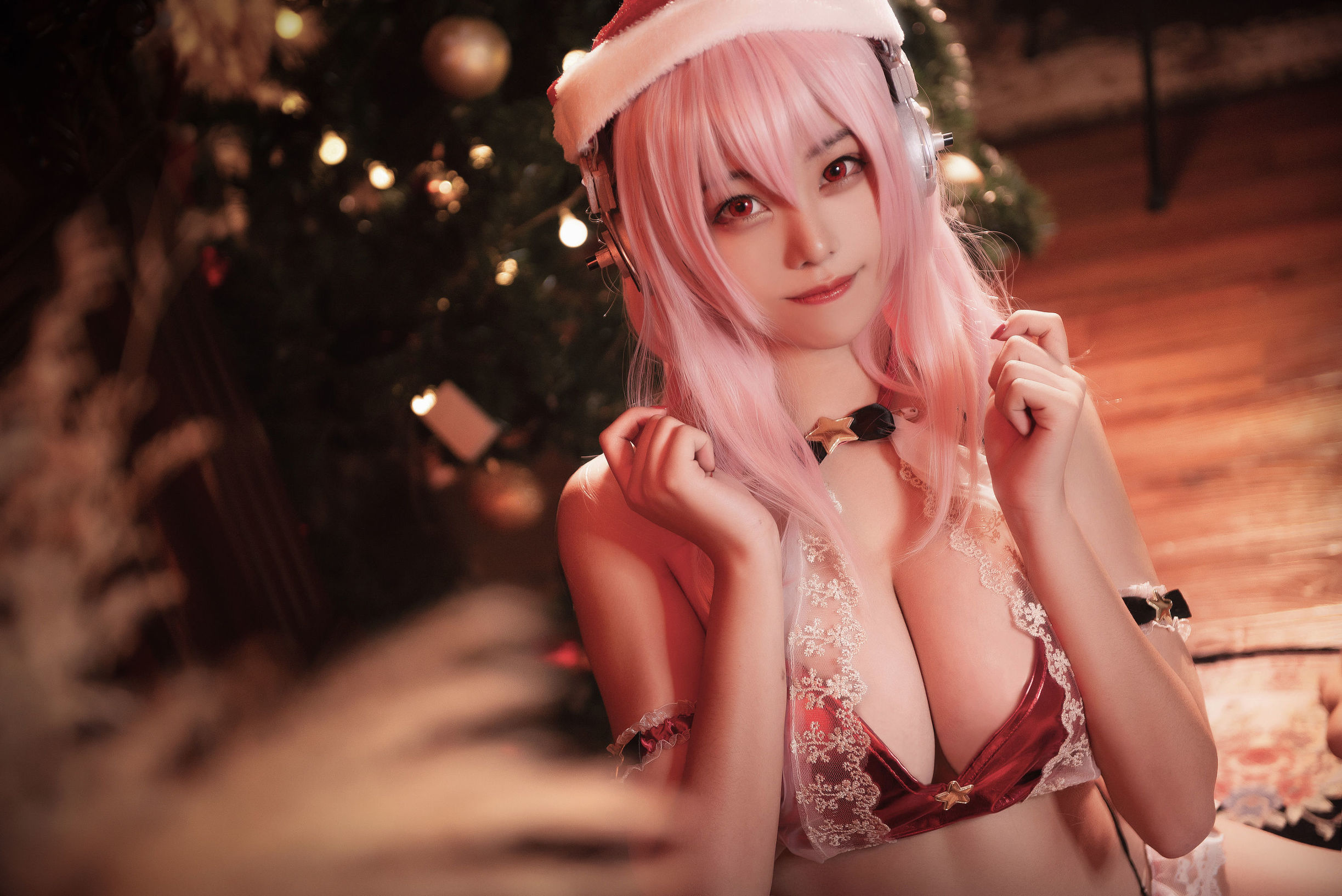 Cosplay寫真] 萌系小姐姐蜜汁貓裘 - 聖誕索尼子2