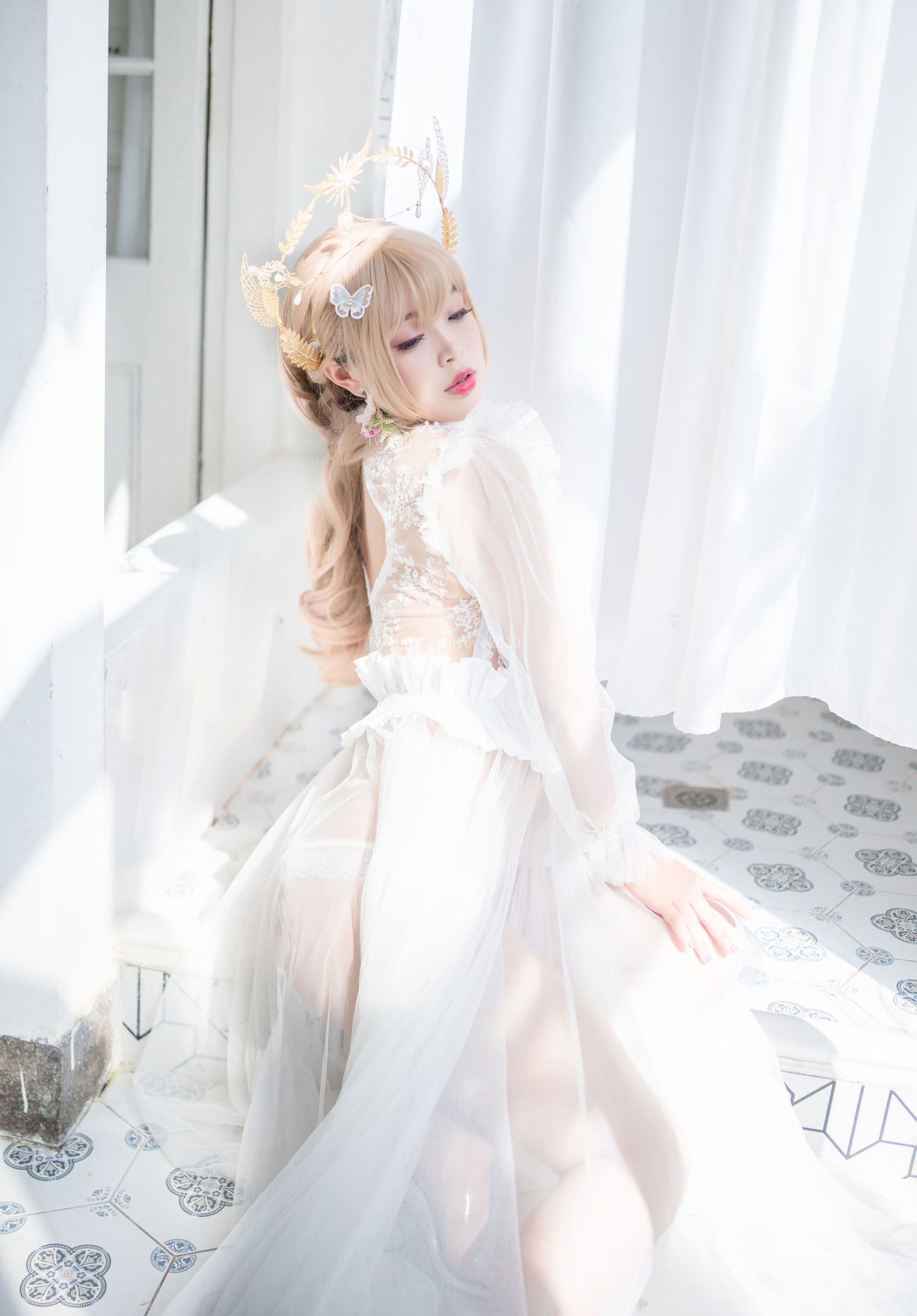 Cosplay Photos] Moe-style Miss - Bai Ye - Pearl Bride