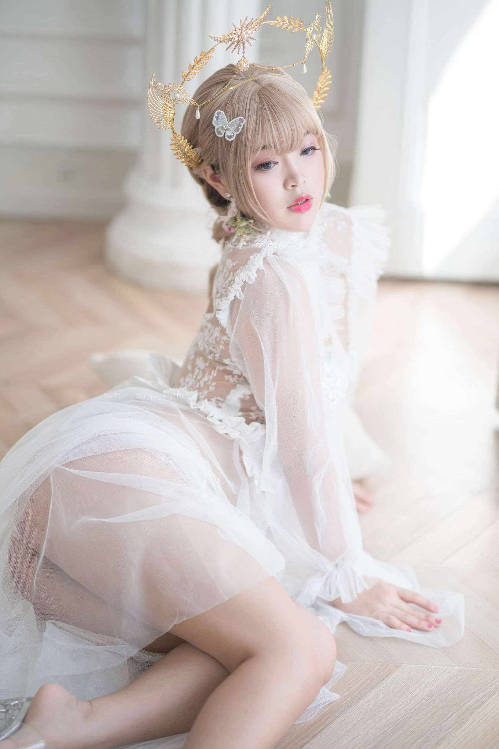 Cosplay Ảnh] Cô Nàng Kiểu Moe - Bạch Dạ - Cô Dâu Ngọc Trai