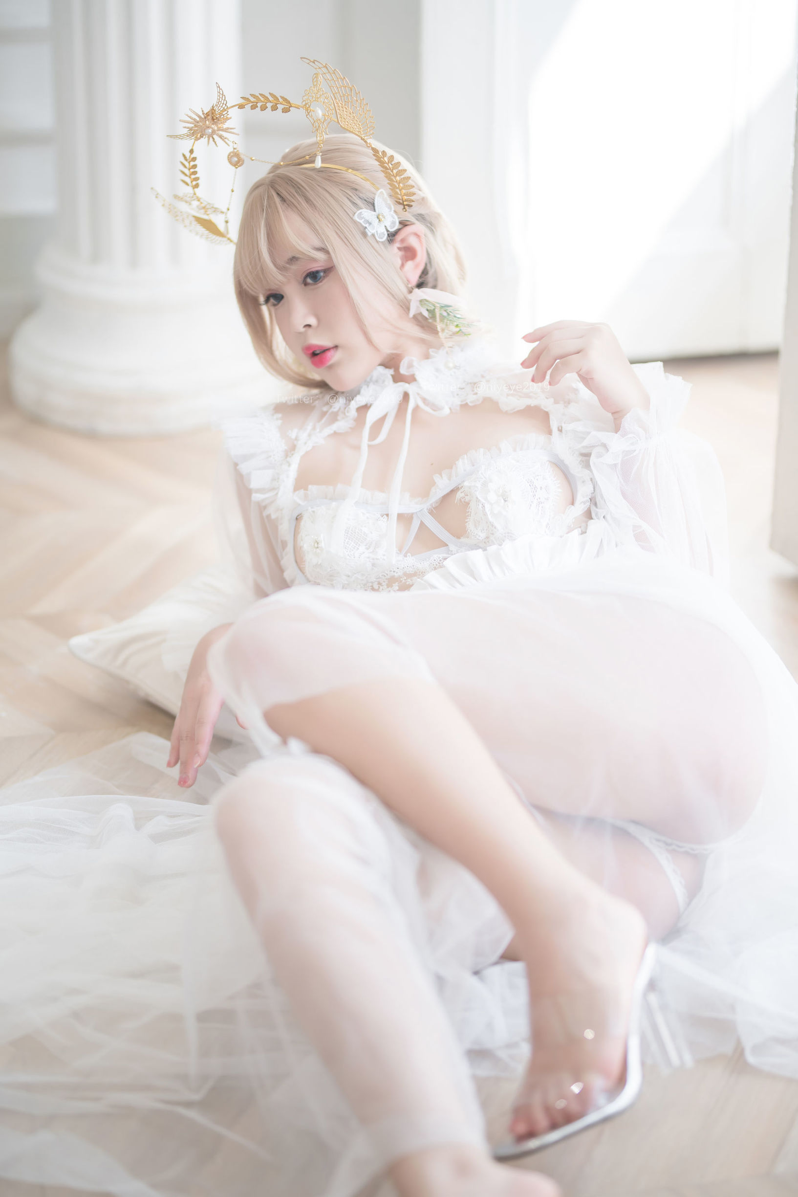 コスプレ写真] 萌え系お姉さん-バイエ- - 真珠花嫁