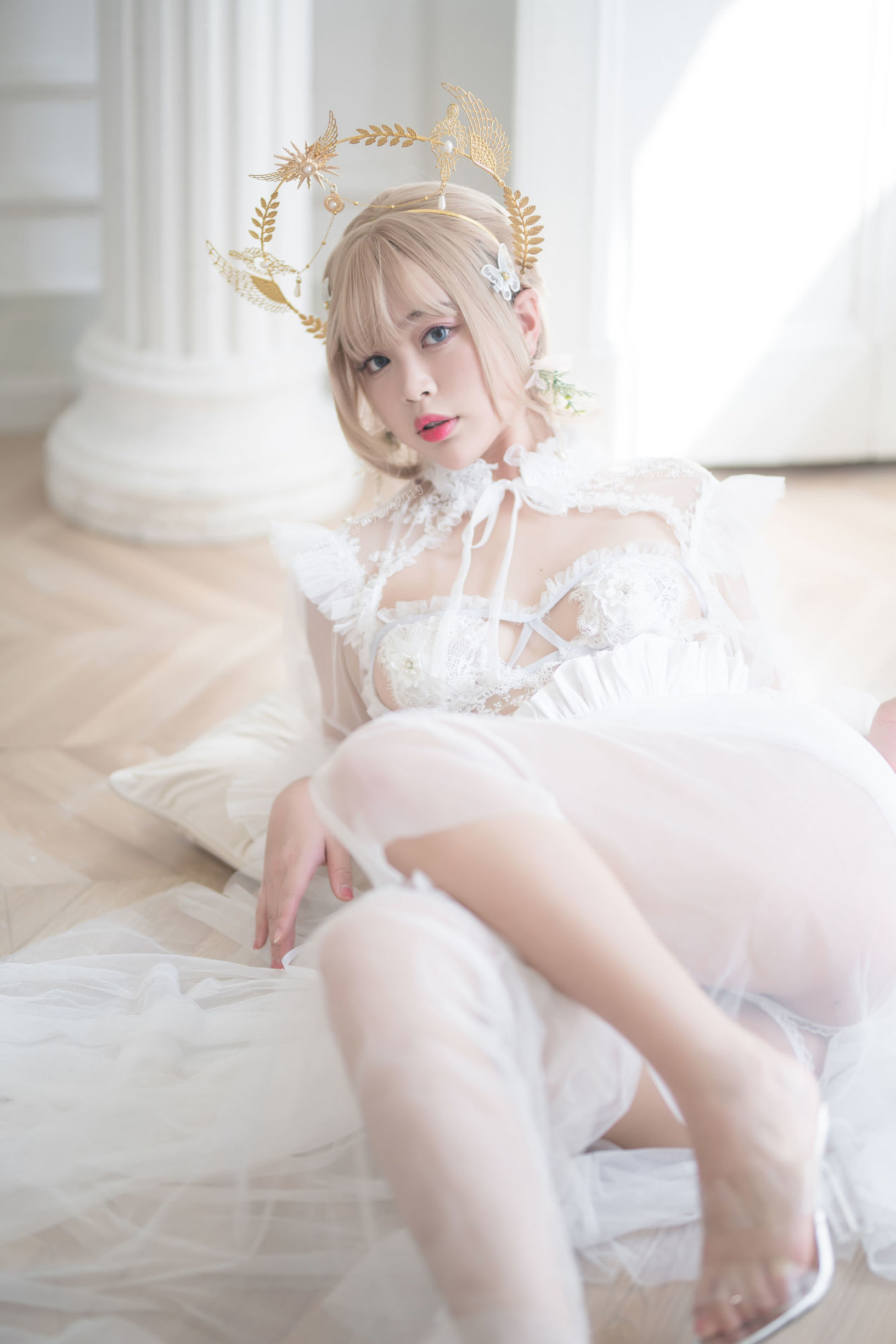 コスプレ写真] 萌え系お姉さん-バイエ- - 真珠花嫁
