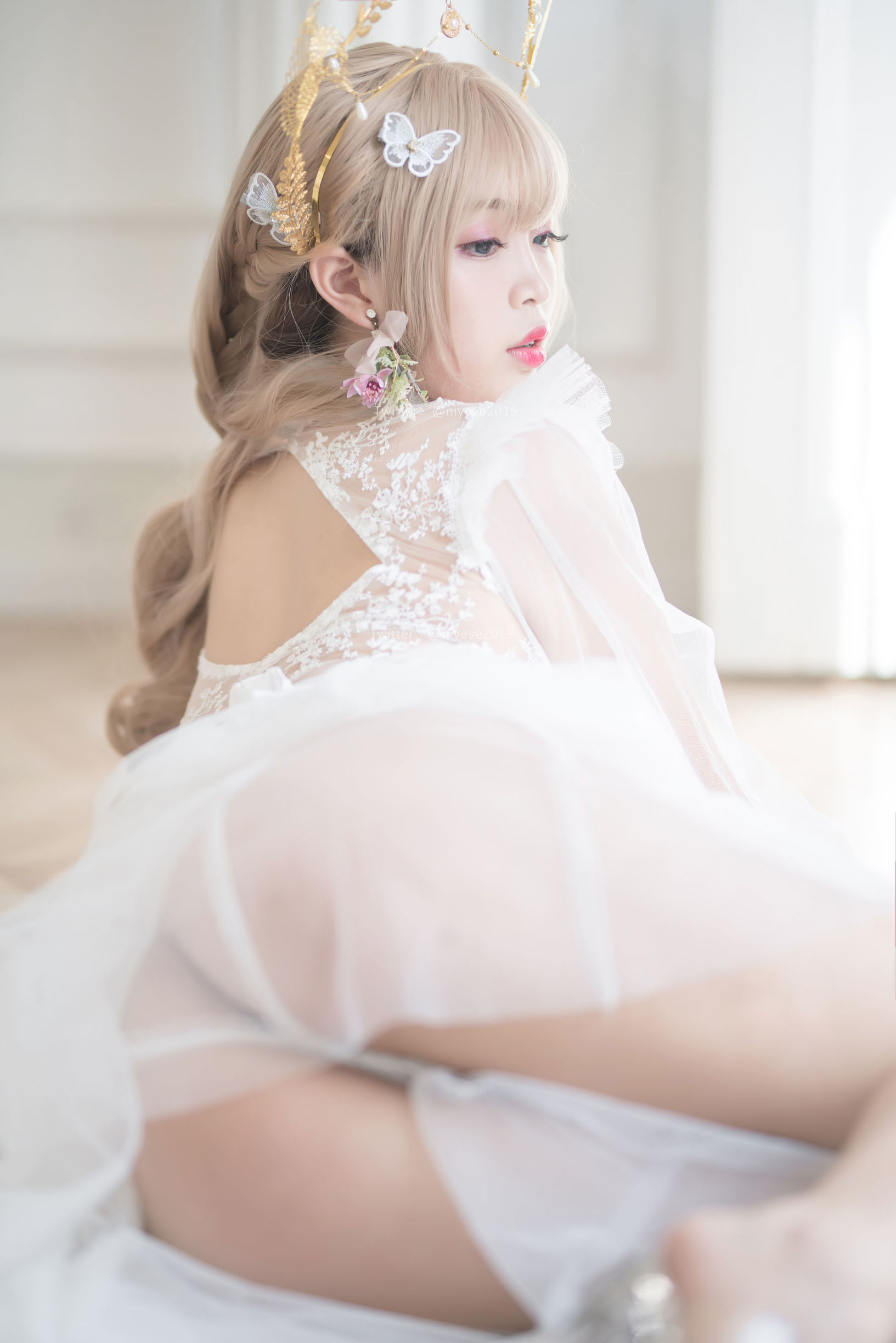 コスプレ写真] 萌え系お姉さん-バイエ- - 真珠花嫁