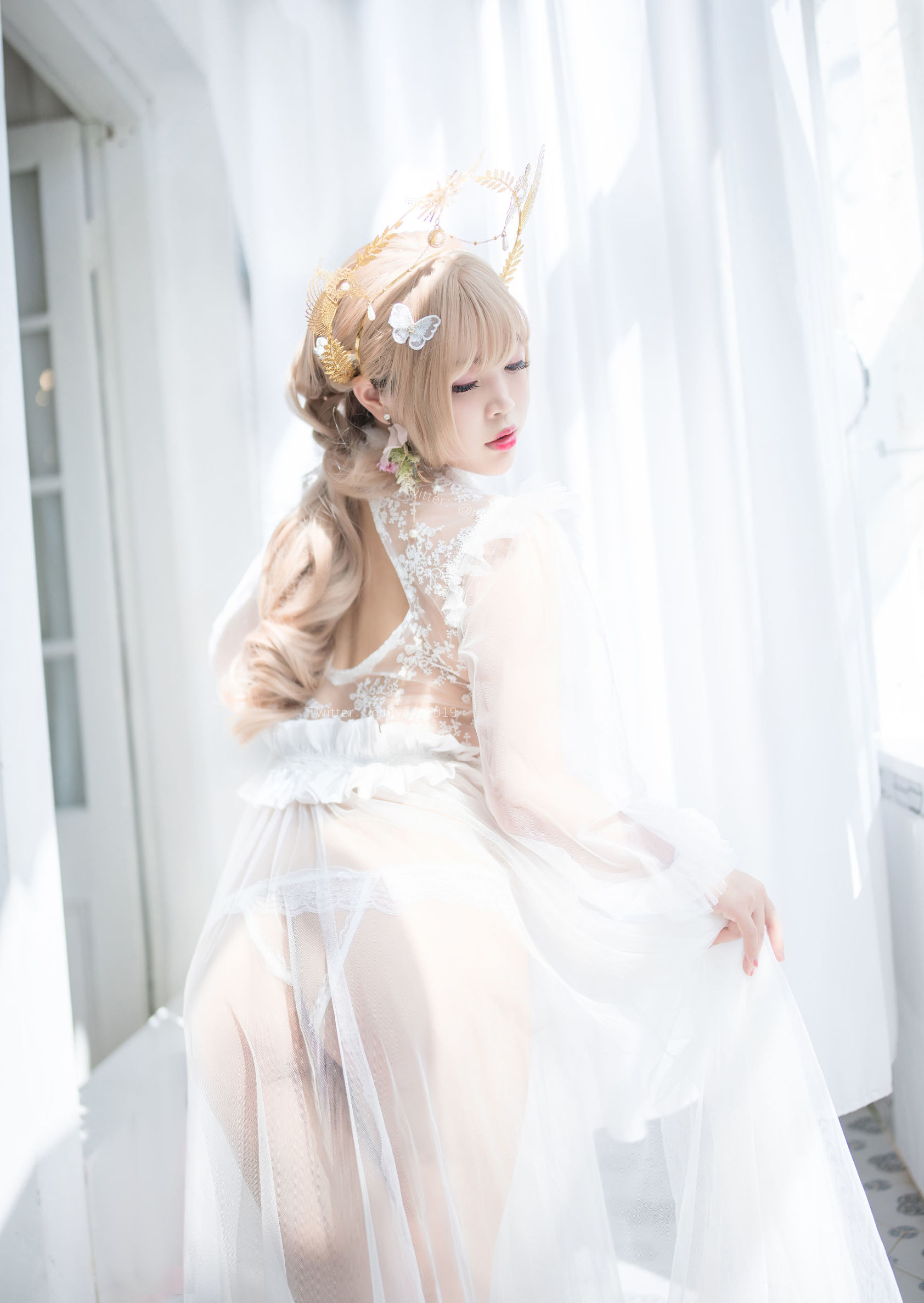 Cosplay Photos] Moe-style Miss - Bai Ye - Pearl Bride