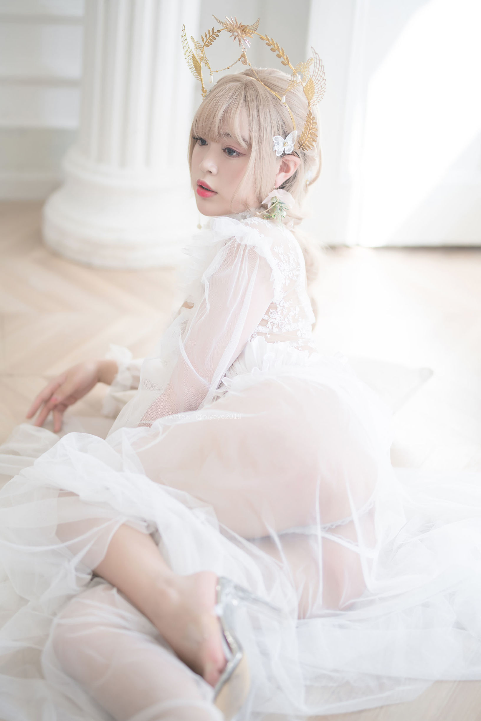 コスプレ写真] 萌え系お姉さん-バイエ- - 真珠花嫁