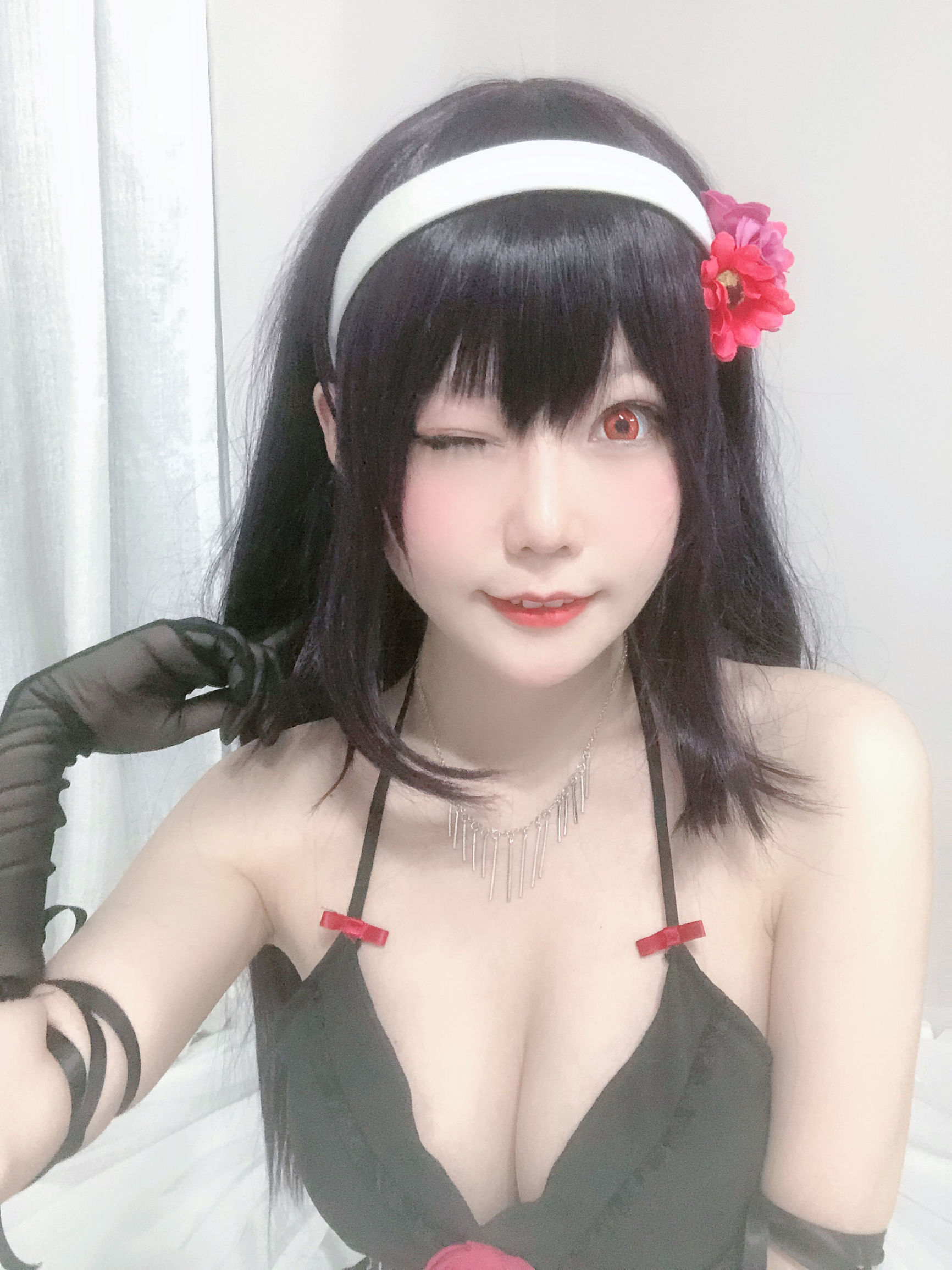 Cosplay Photos] Xiang Cao Miao Lu Lu - Shi Yu Senpai Pajamas