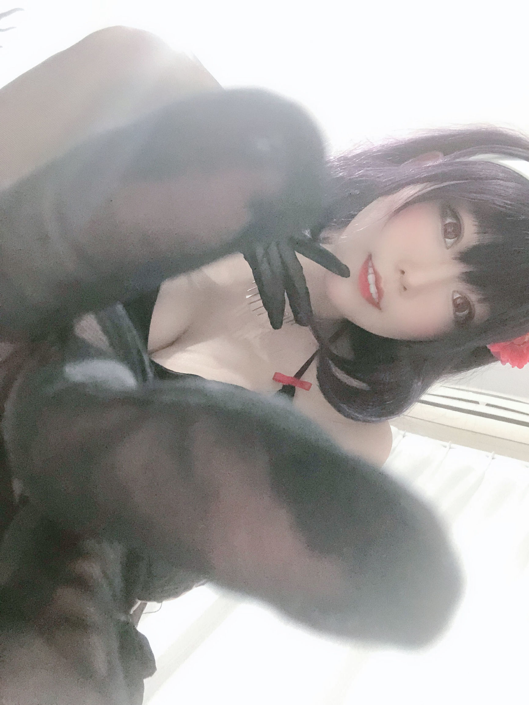 Cosplay寫真] 香草喵露露 - 詩羽學姐睡衣