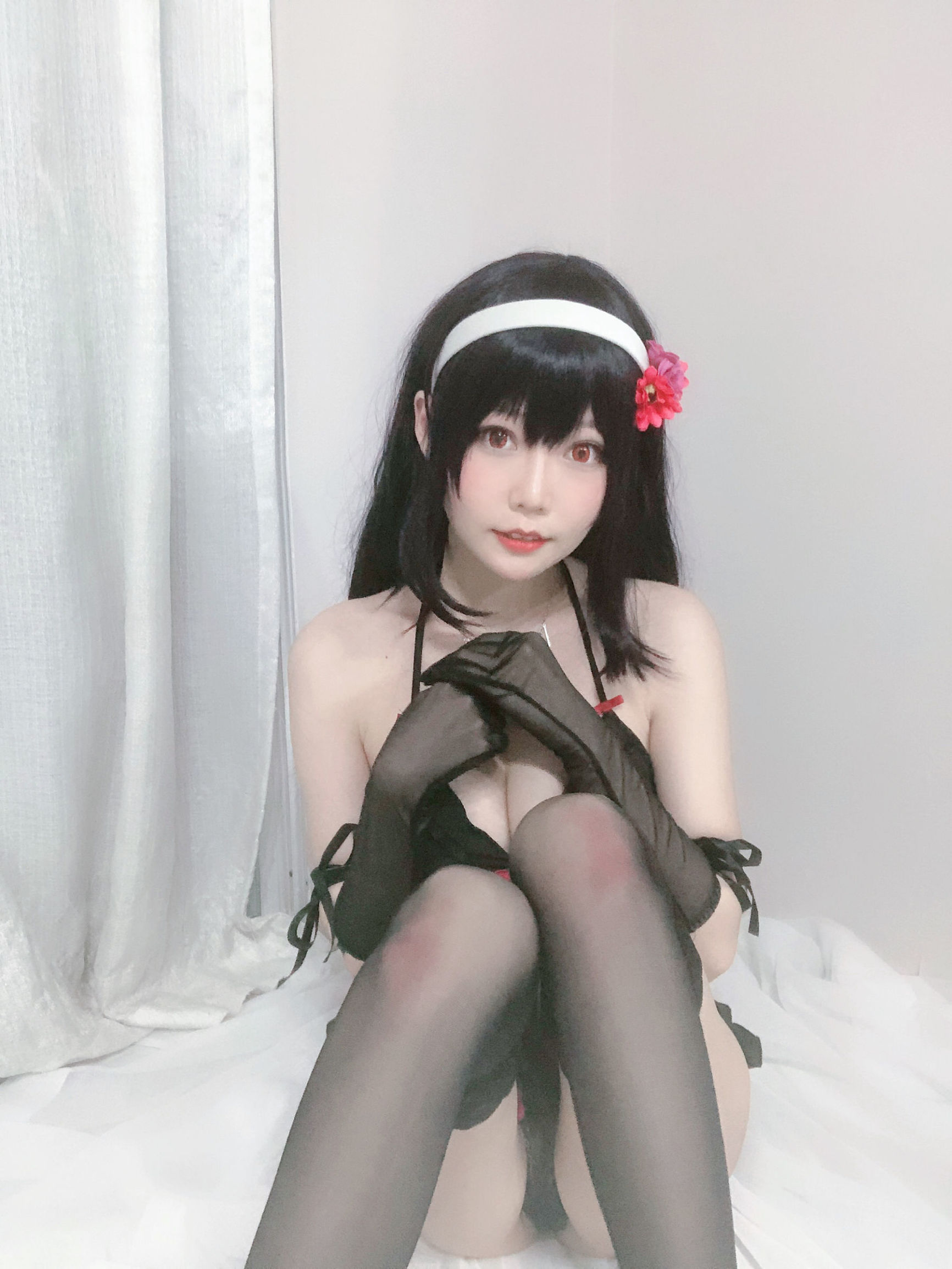 Cosplay Photos] Xiang Cao Miao Lu Lu - Shi Yu Senpai Pajamas