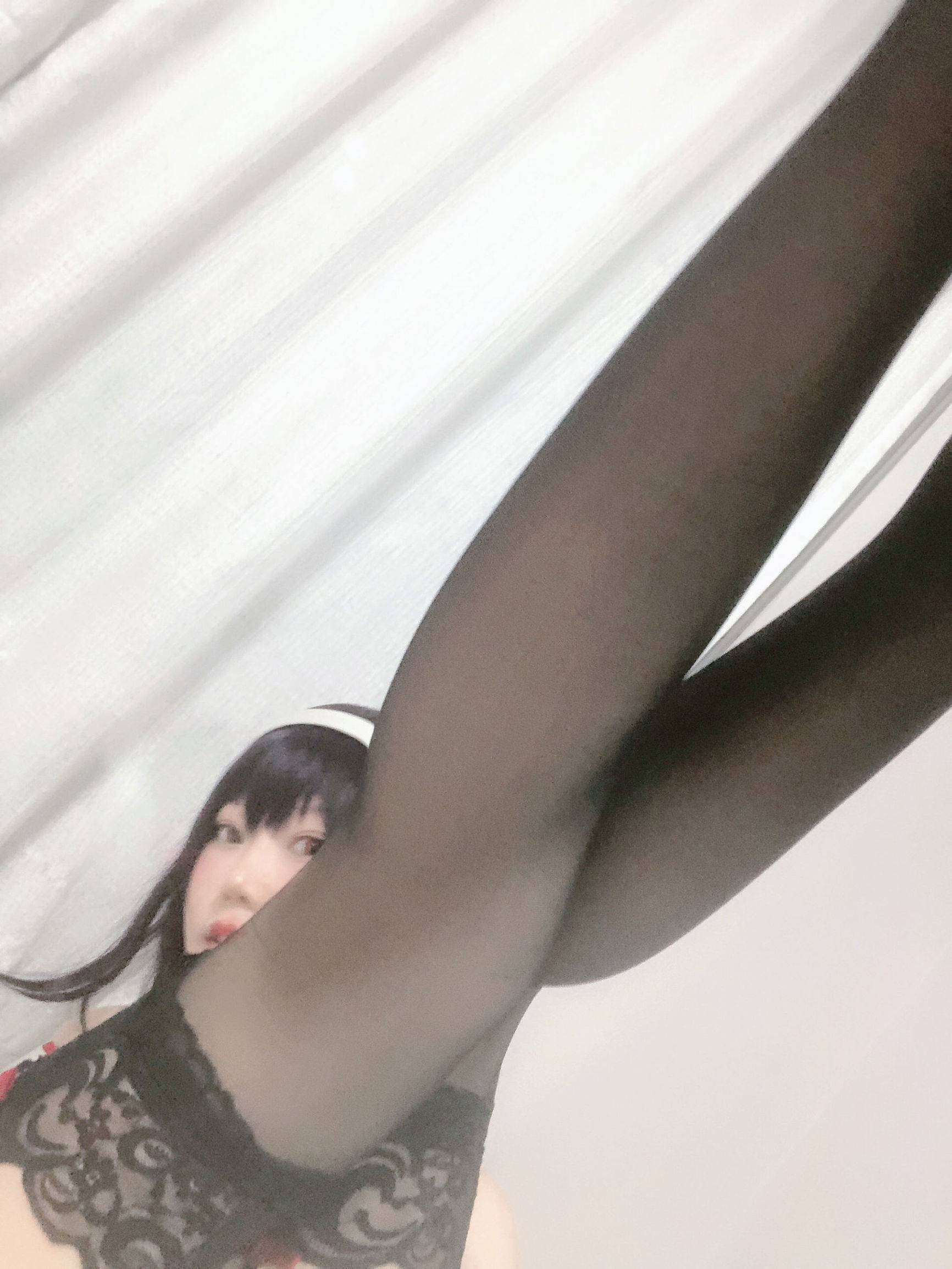 Cosplay Photos] Xiang Cao Miao Lu Lu - Shi Yu Senpai Pajamas
