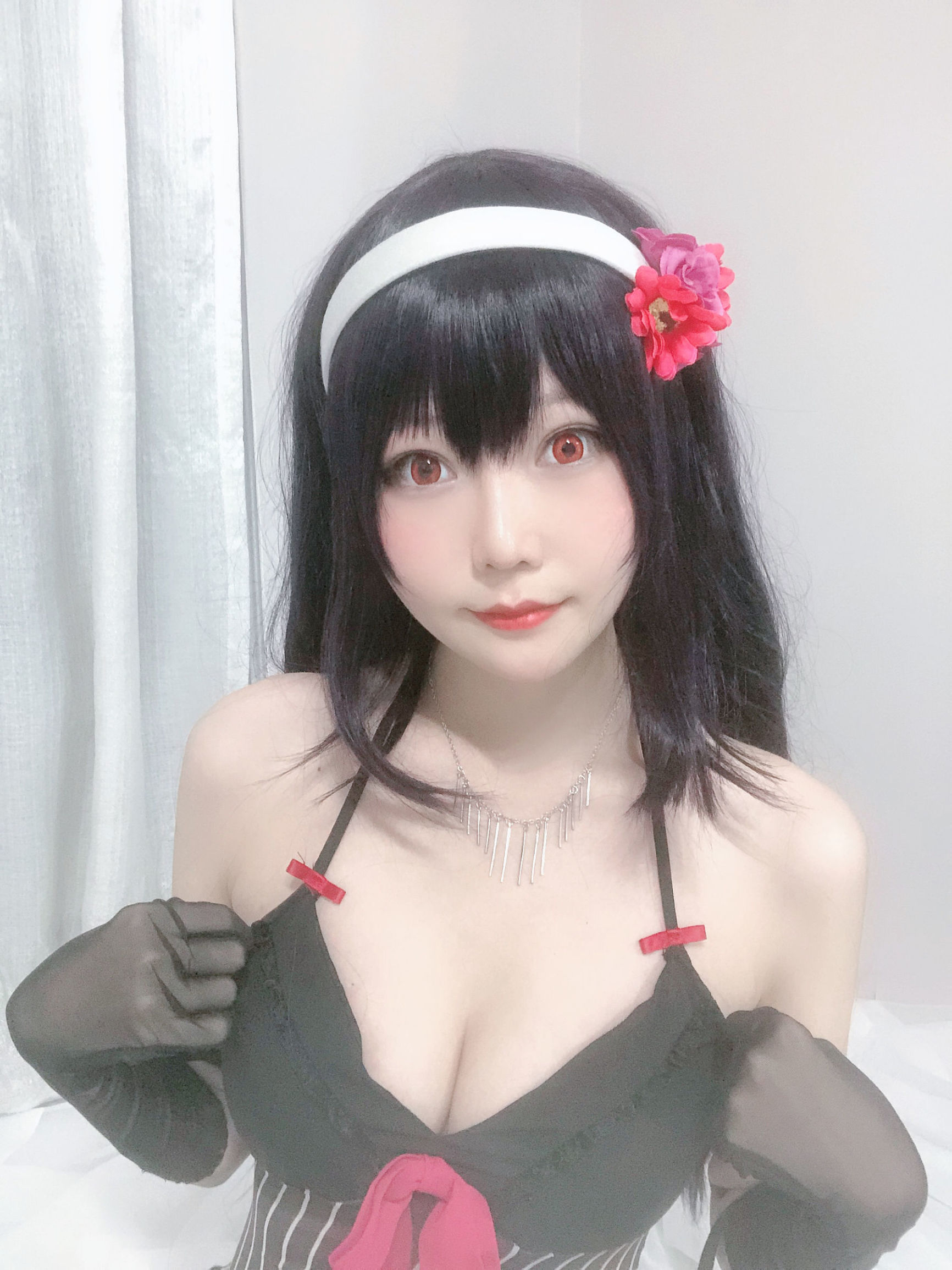 Cosplay Photos] Xiang Cao Miao Lu Lu - Shi Yu Senpai Pajamas