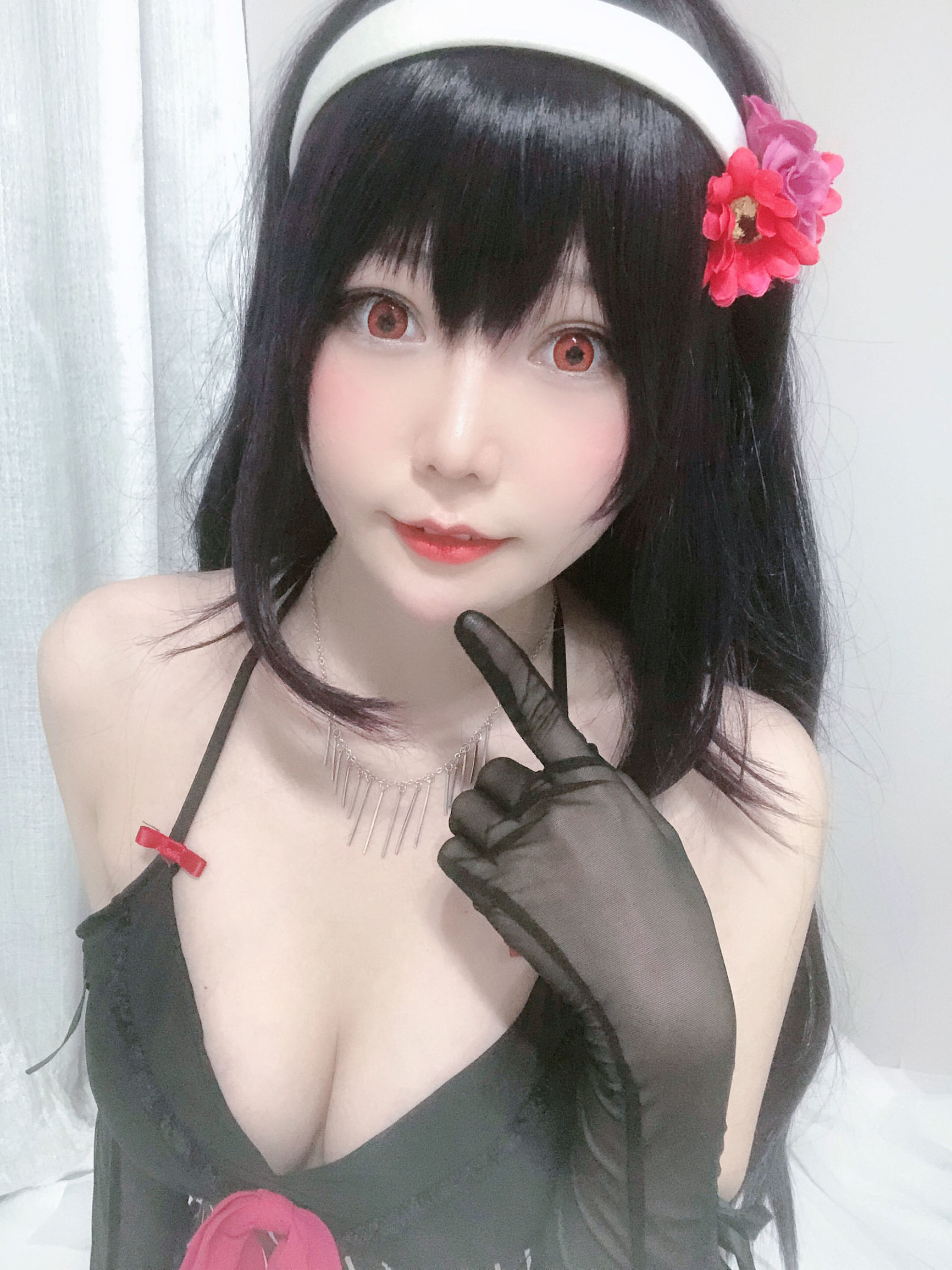 Cosplay Photos] Xiang Cao Miao Lu Lu - Shi Yu Senpai Pajamas