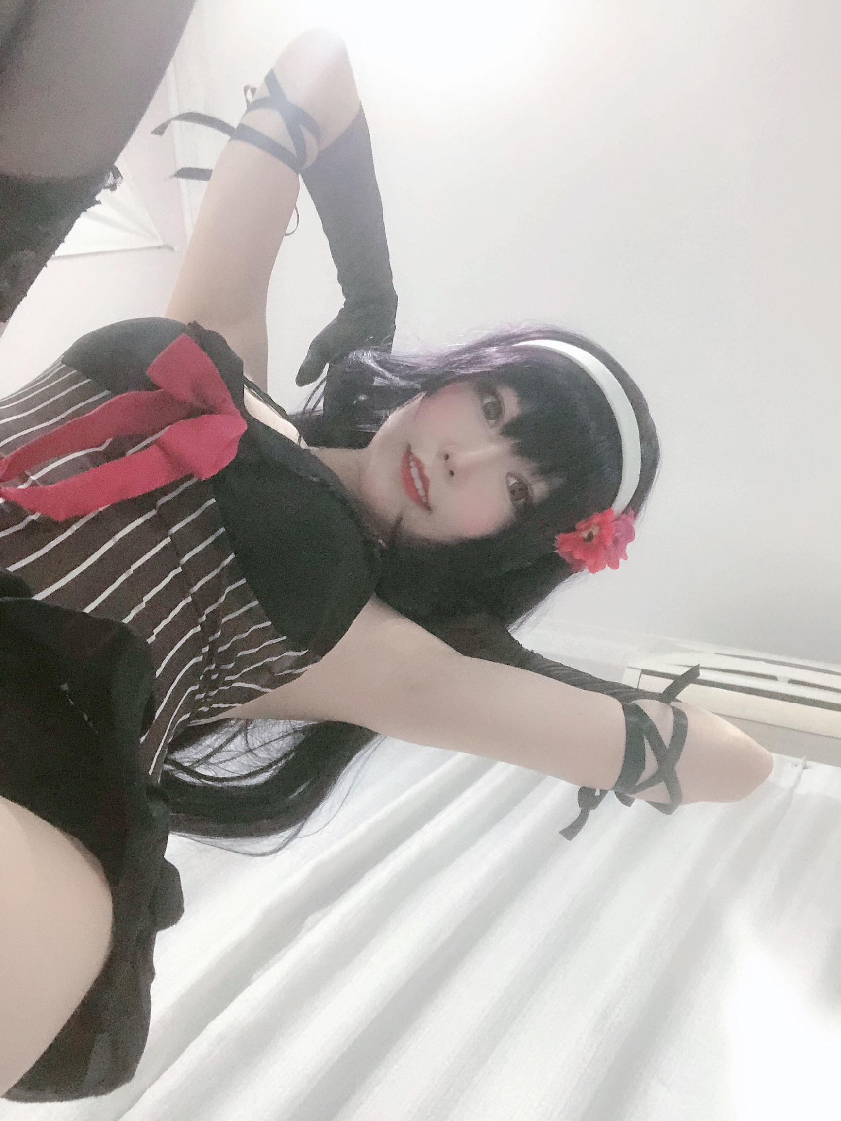 Cosplay Photos] Xiang Cao Miao Lu Lu - Shi Yu Senpai Pajamas