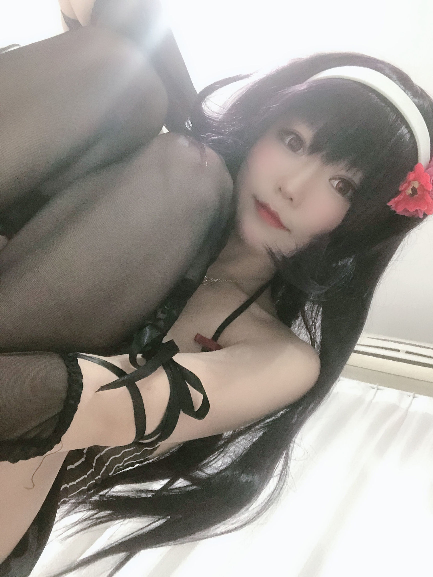 Cosplay Photos] Xiang Cao Miao Lu Lu - Shi Yu Senpai Pajamas
