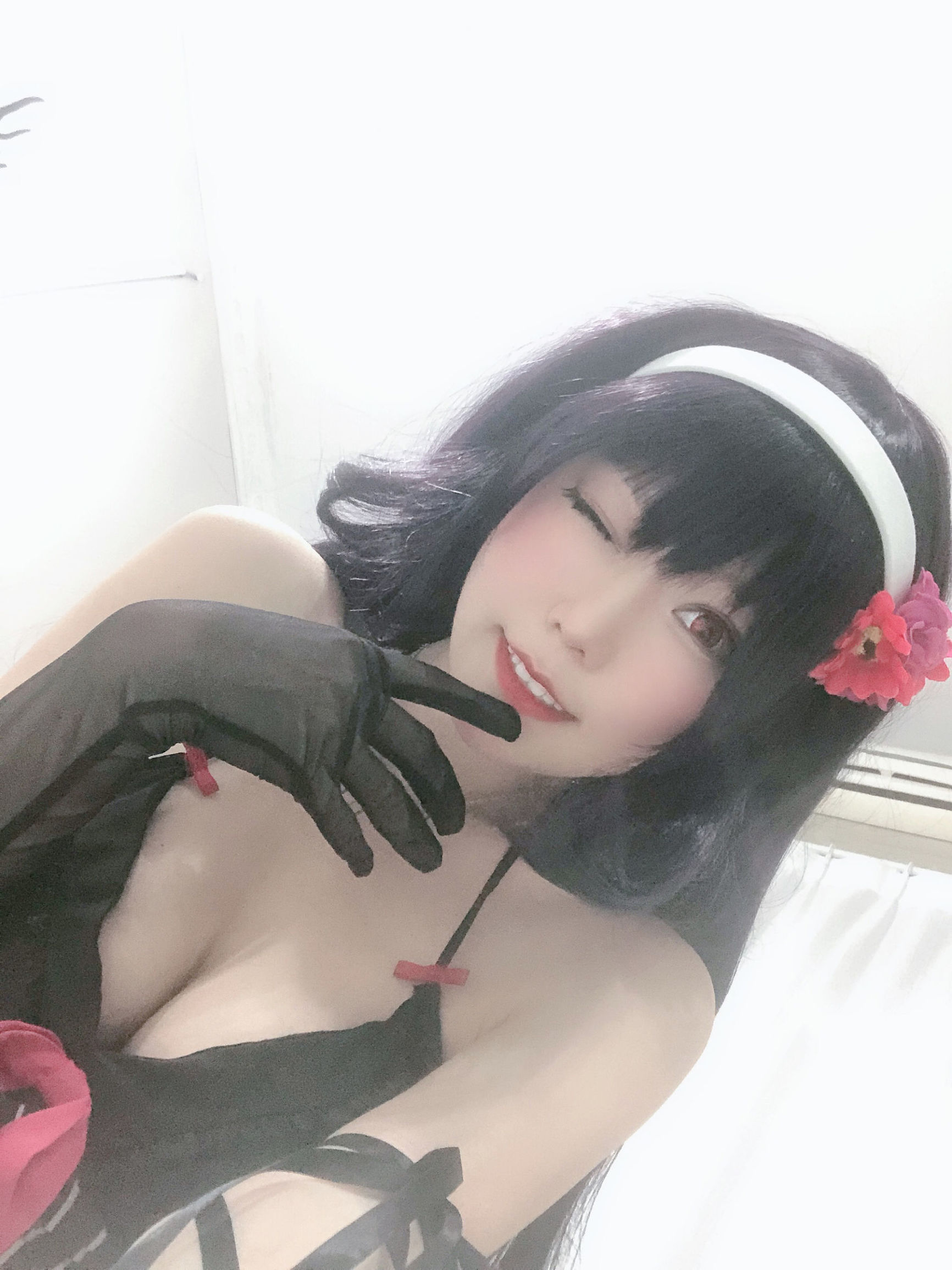 Cosplay Photos] Xiang Cao Miao Lu Lu - Shi Yu Senpai Pajamas