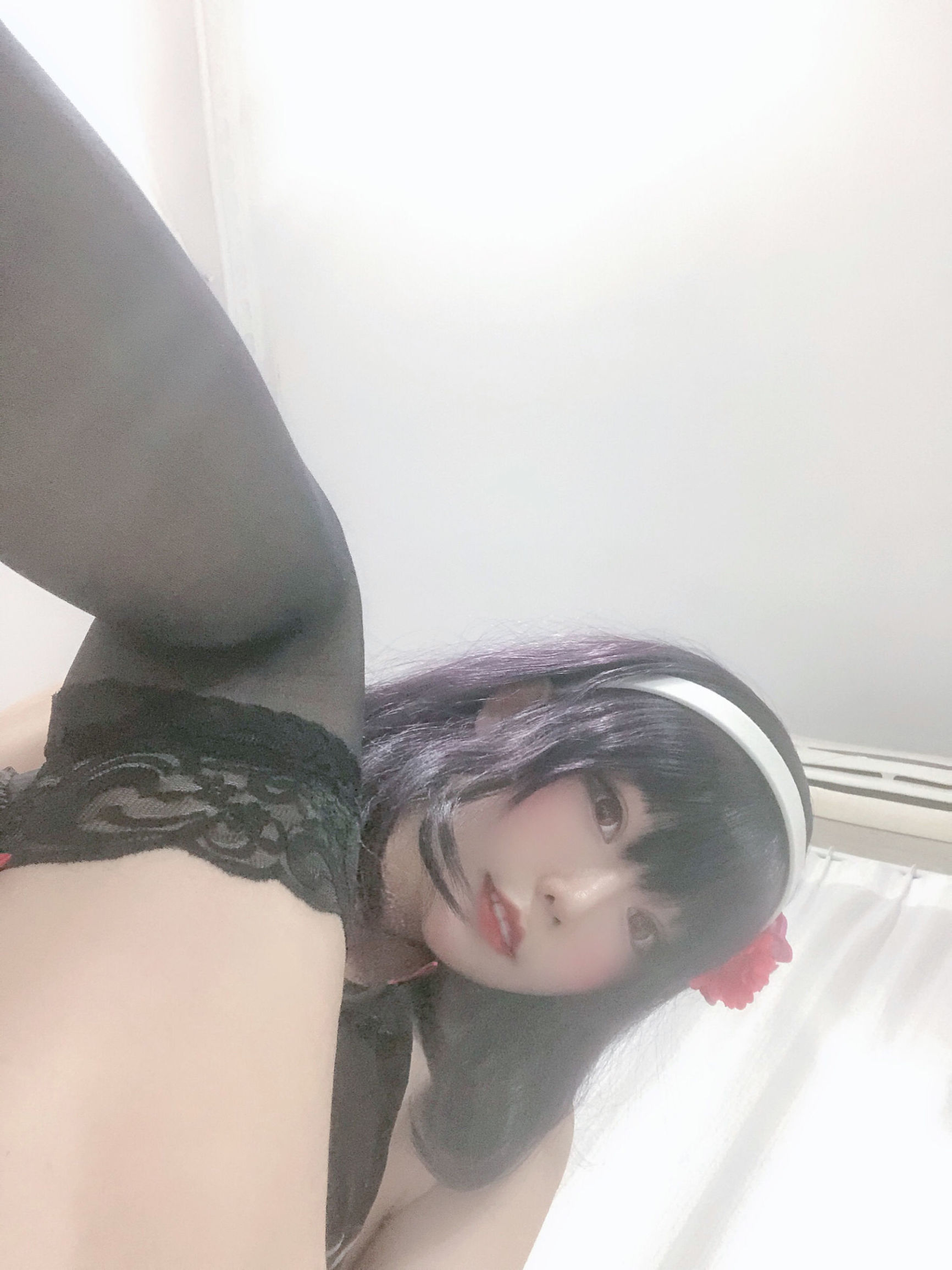 Cosplay Photos] Xiang Cao Miao Lu Lu - Shi Yu Senpai Pajamas