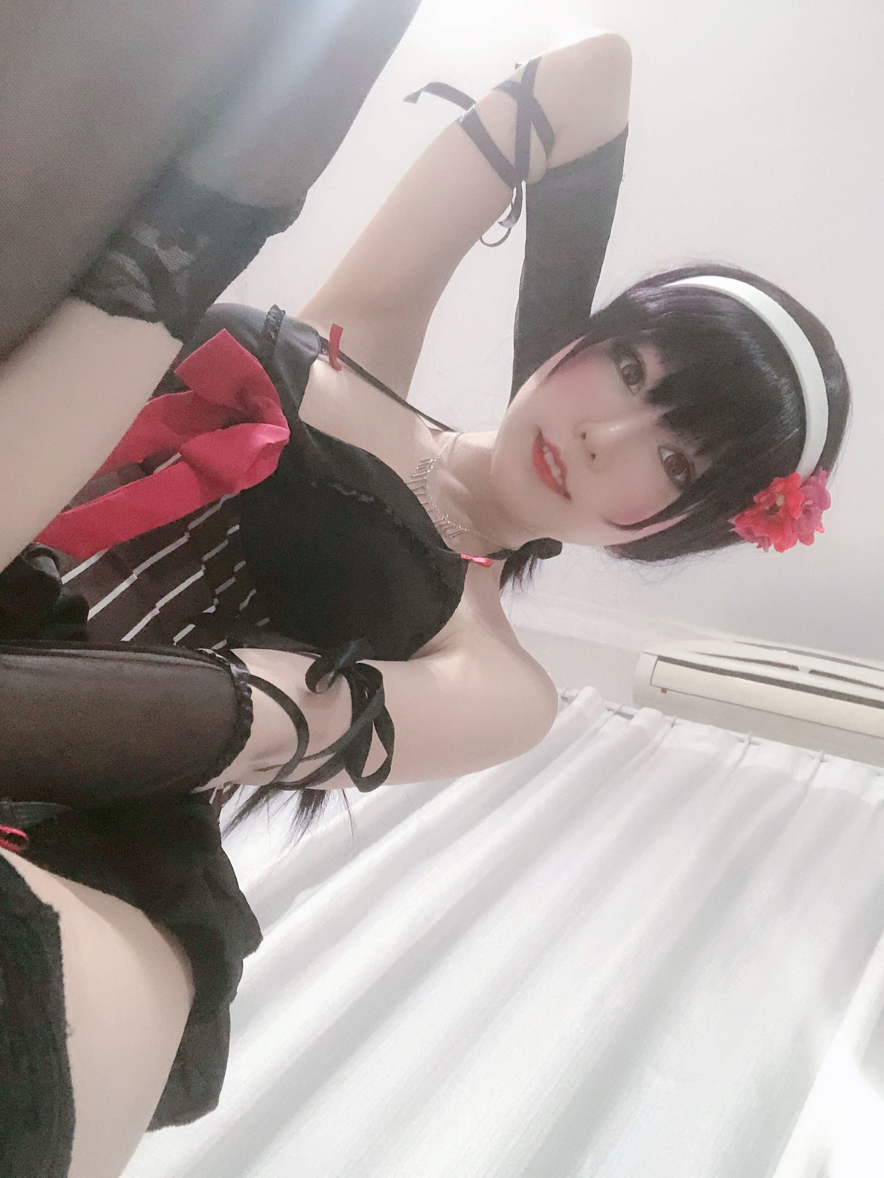 Cosplay寫真] 香草喵露露 - 詩羽學姐睡衣