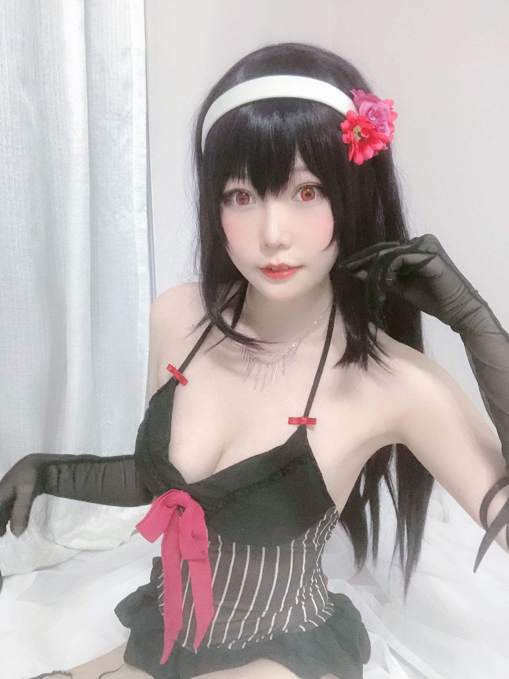 Cosplay Photos] Xiang Cao Miao Lu Lu - Shi Yu Senpai Pajamas