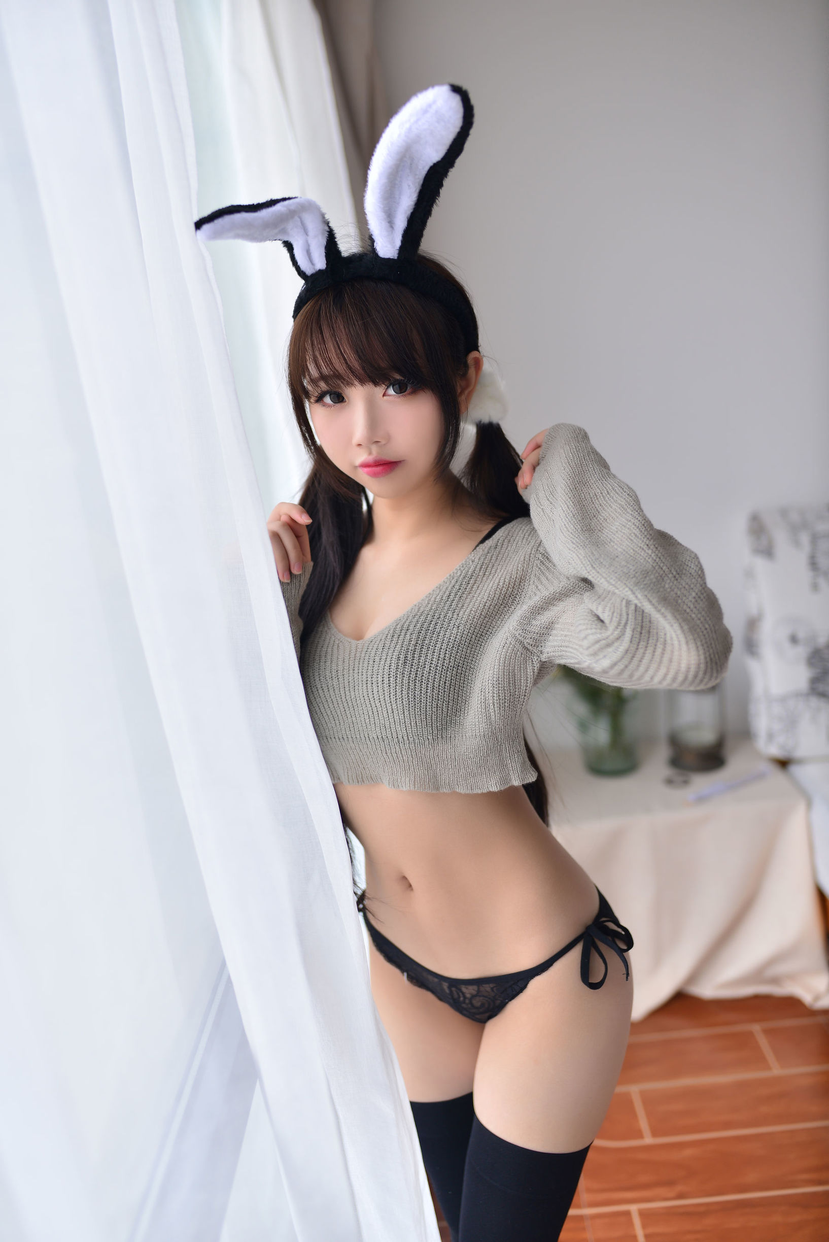 Cosplay寫真] Cos小姐姐雪琪 - 灰兔兔