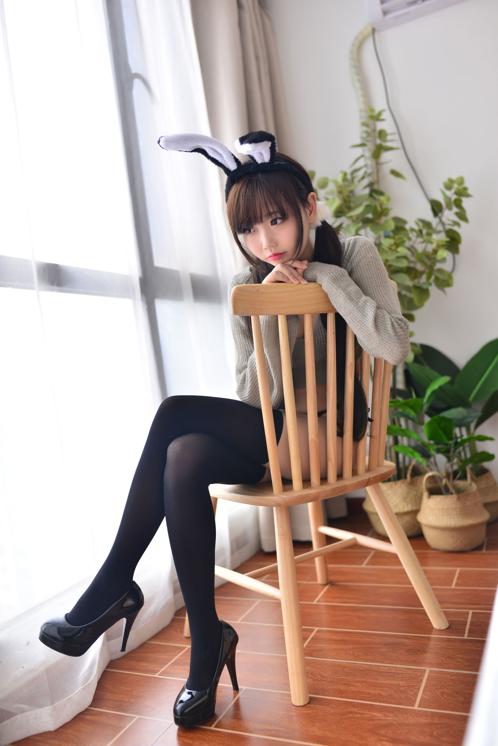 Cosplay寫真] Cos小姐姐雪琪 - 灰兔兔