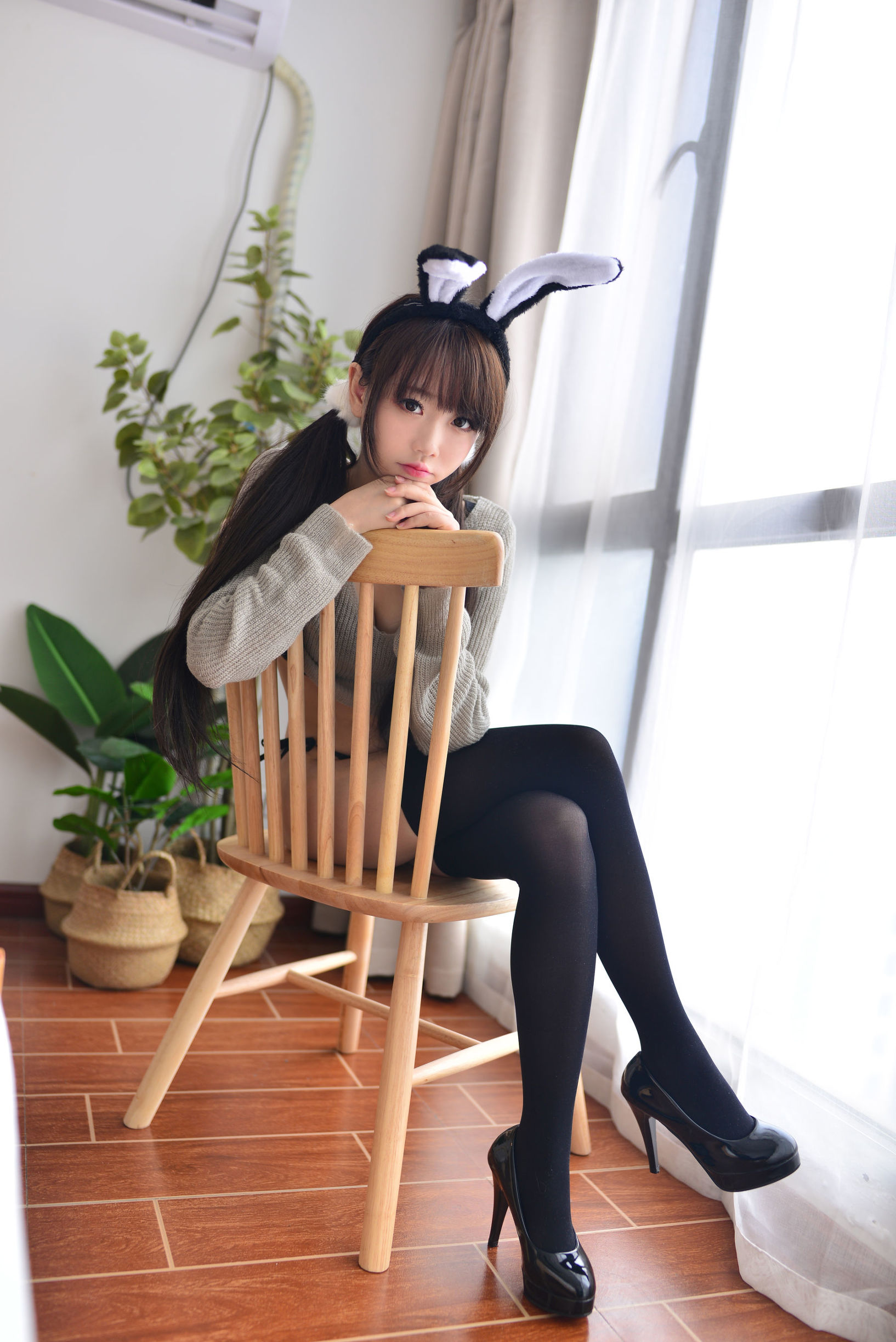 Cosplay寫真] Cos小姐姐雪琪 - 灰兔兔