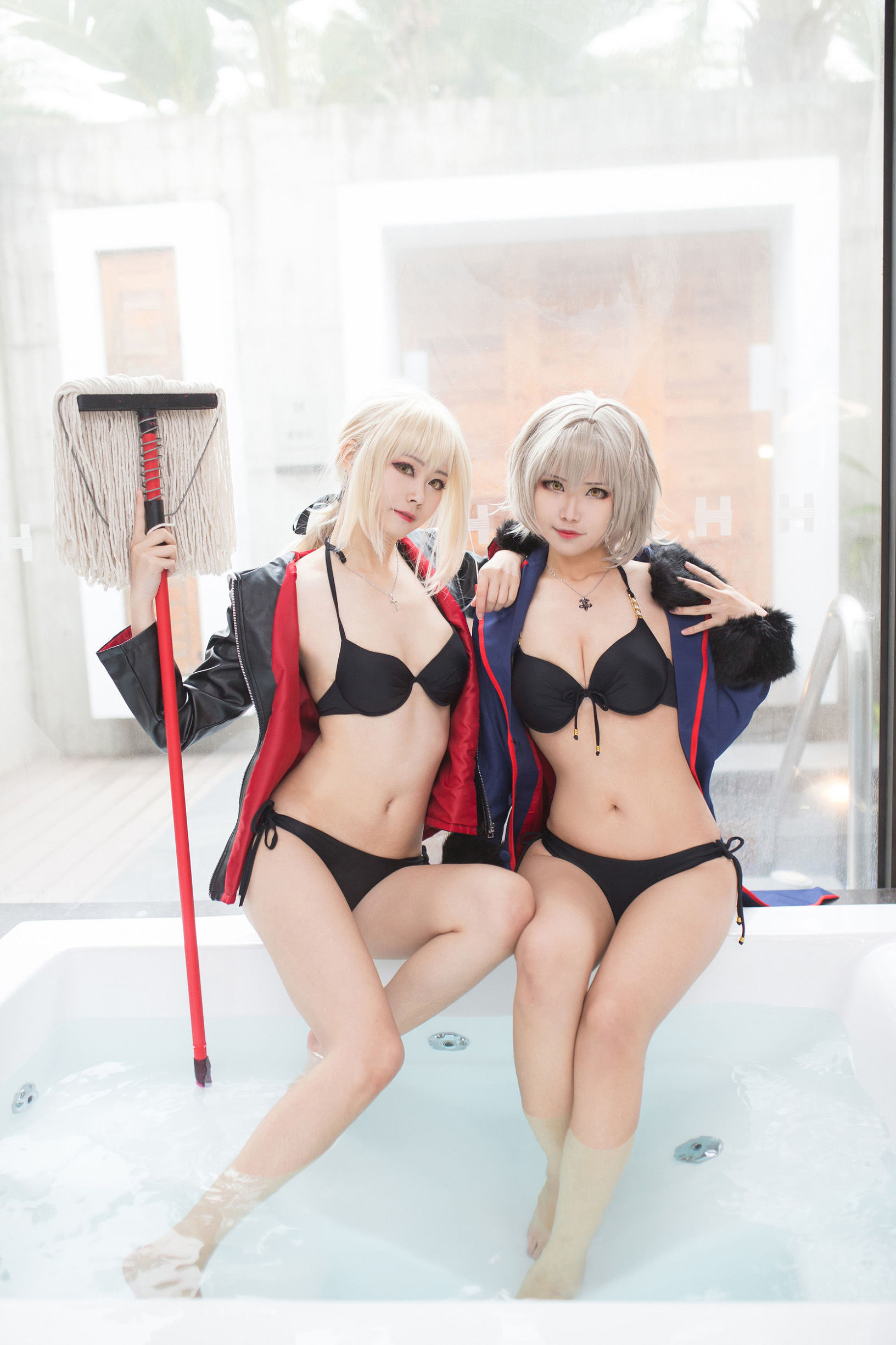 [Cosplay写真] Coser萱-KaYa - 黑贞 黑呆毛下着