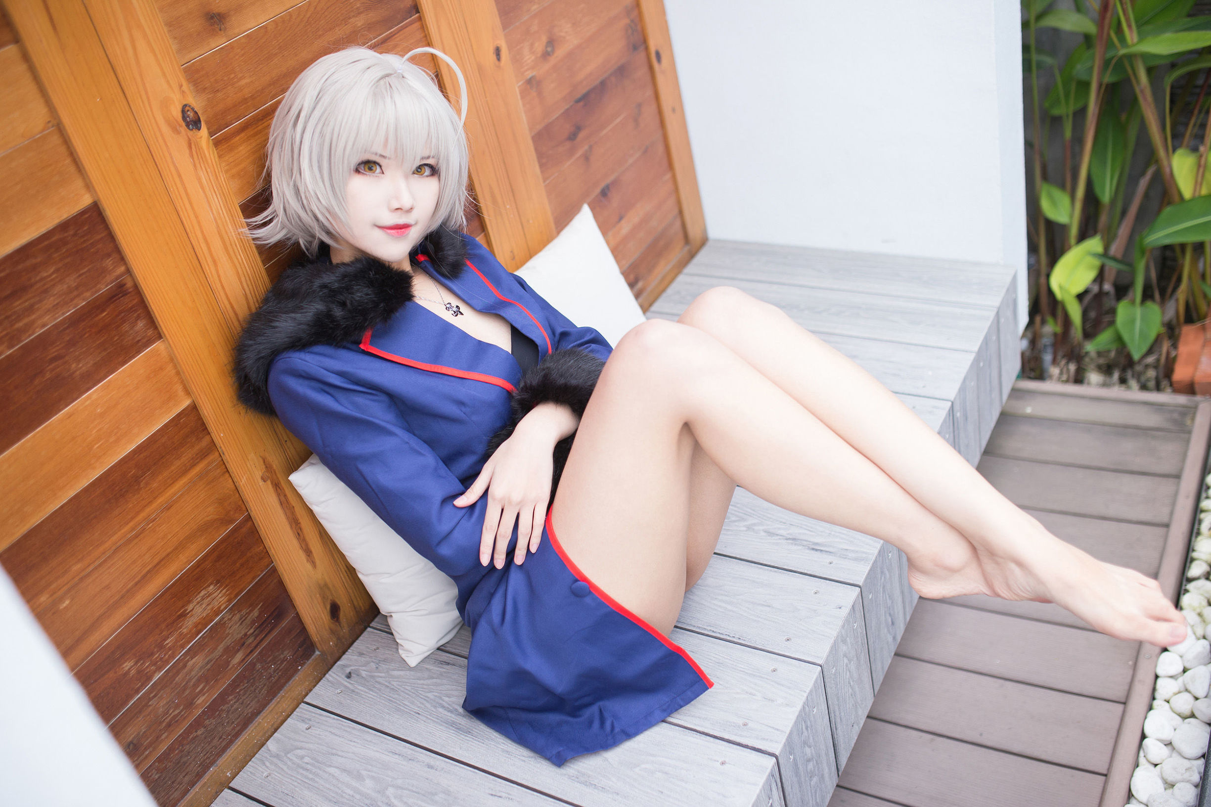 Cosplay寫真] Coser萱-KaYa - 黑贞 黑呆毛內衣