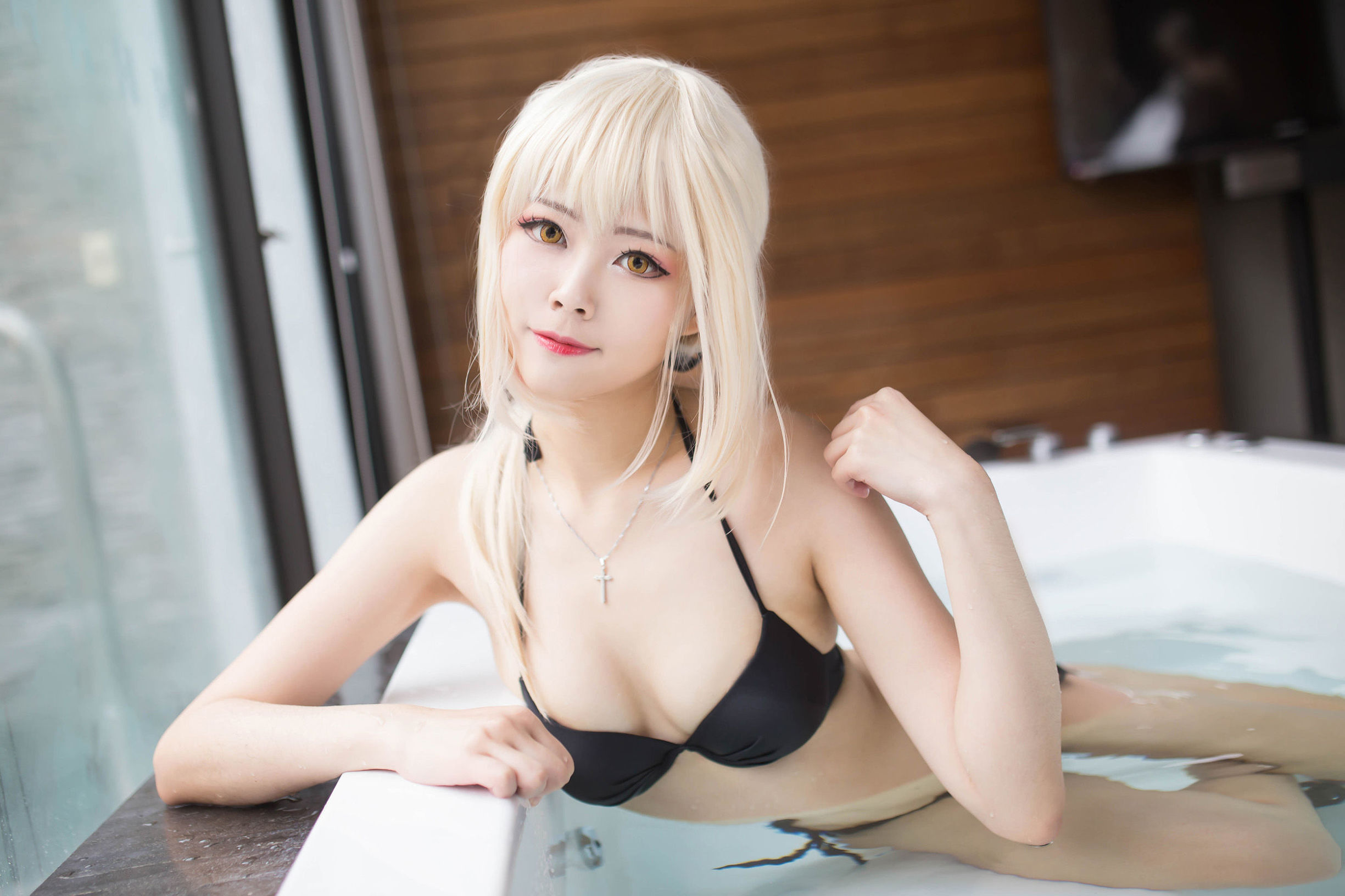 Cosplay Photo] Coser Xuan-KaYa - Black Jeanne Black Ahoge Underwear