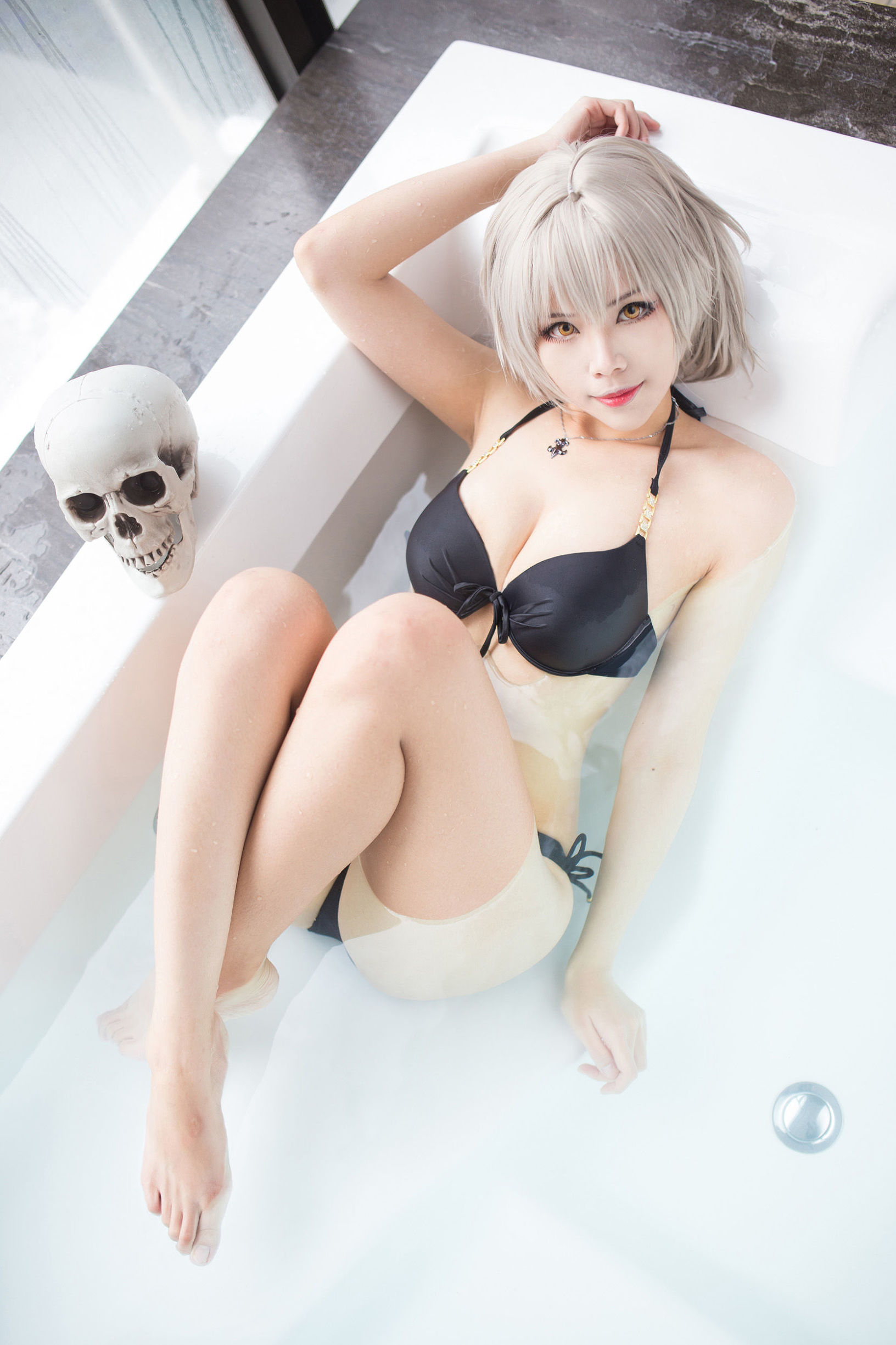 Cosplay寫真] Coser萱-KaYa - 黑贞 黑呆毛內衣