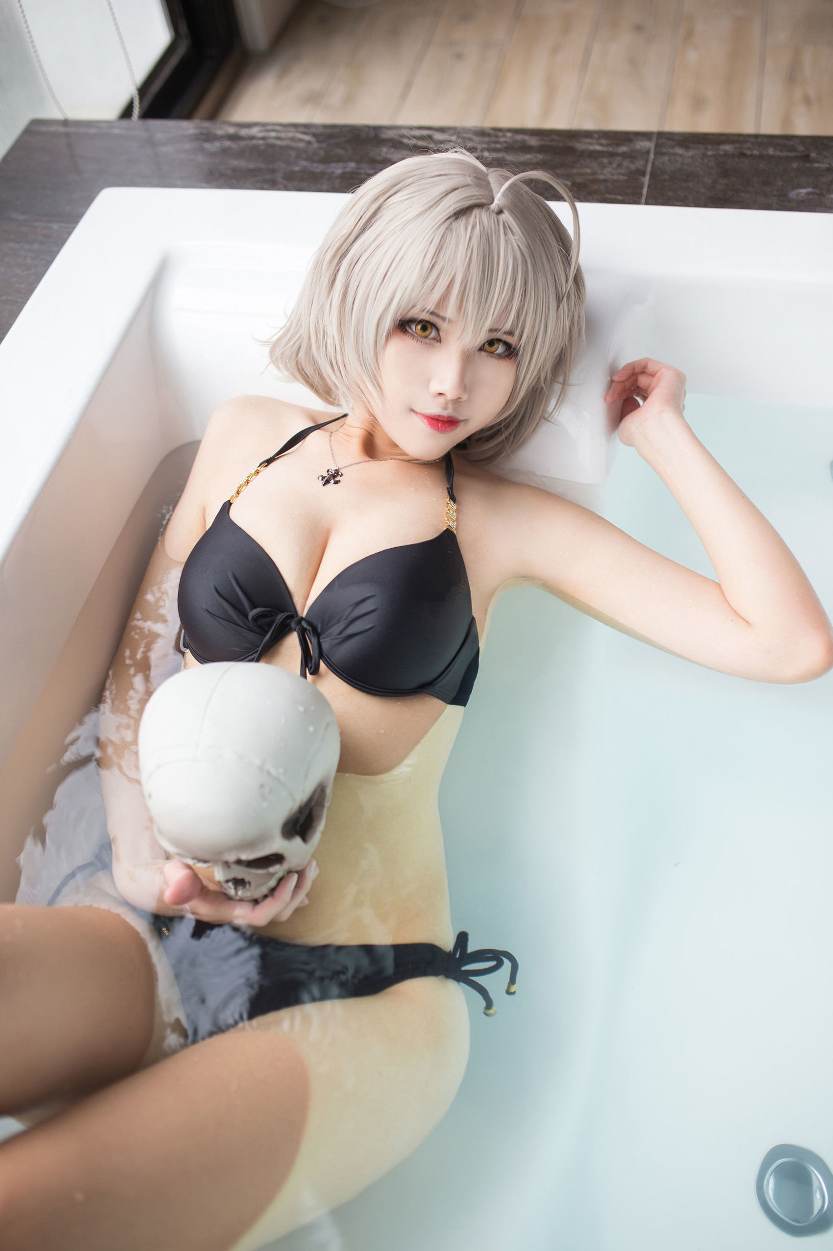 Cosplay寫真] Coser萱-KaYa - 黑贞 黑呆毛內衣