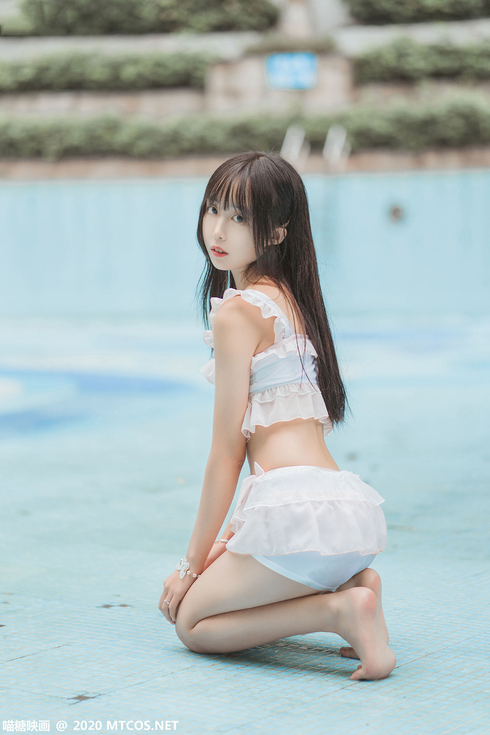 喵糖映画] VOL.312 泳池萌妹