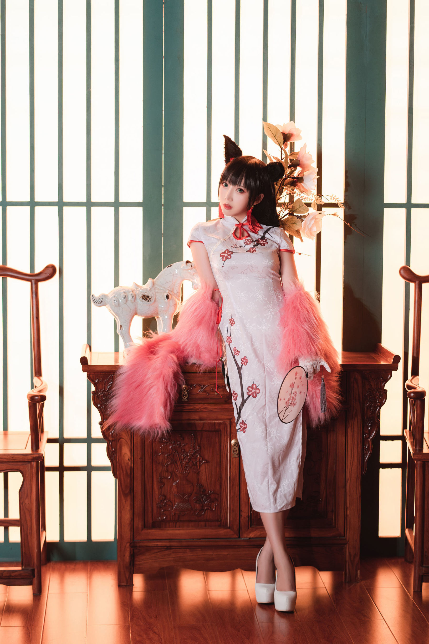 網紅COSER] 可愛人氣Coser麵餅仙兒 - 旗袍愛宕