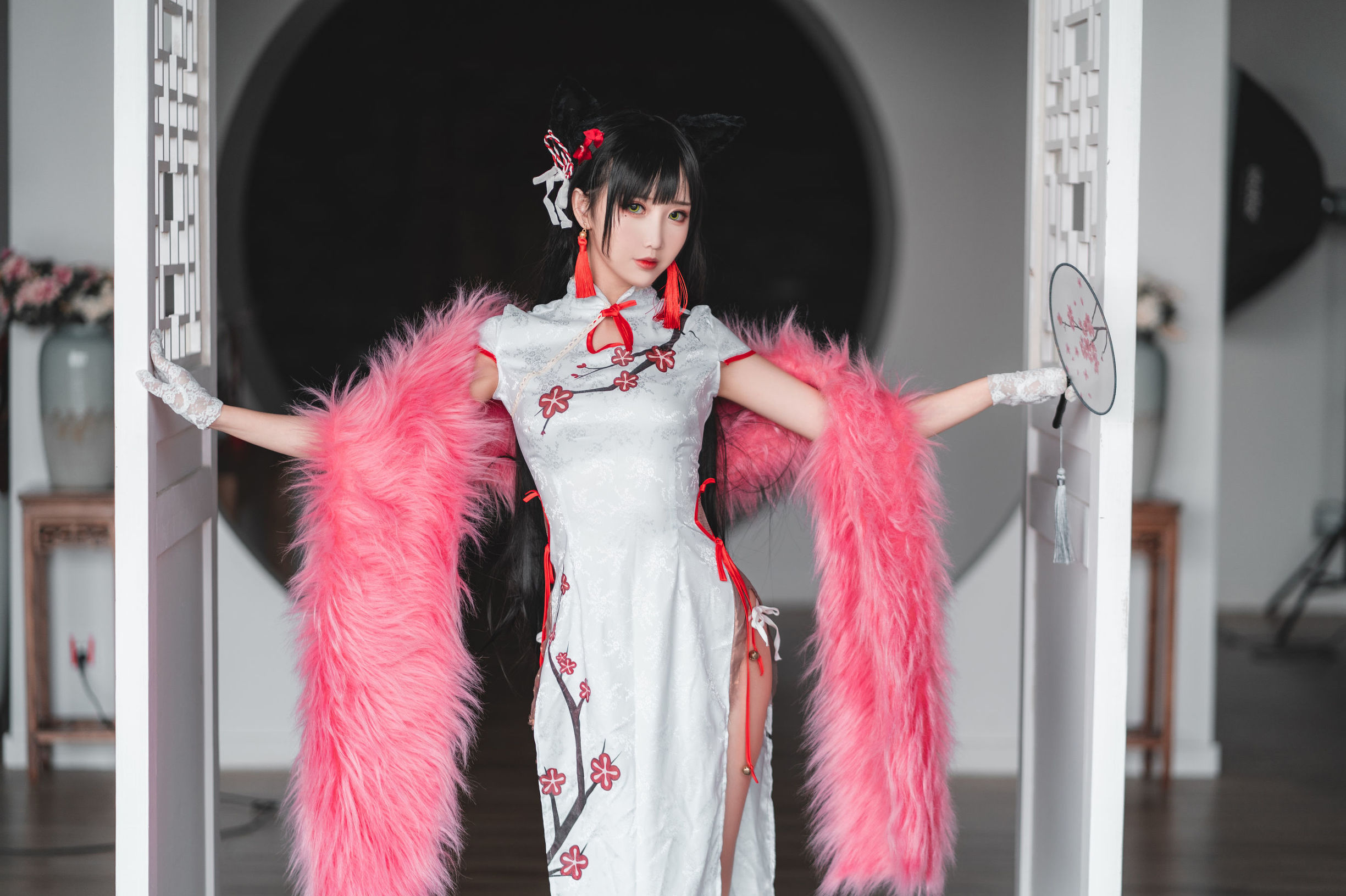 ネット紅のコスプレイヤー] 可愛い人気コスプレイヤー メンピンセンエル - 旗袍アイタン