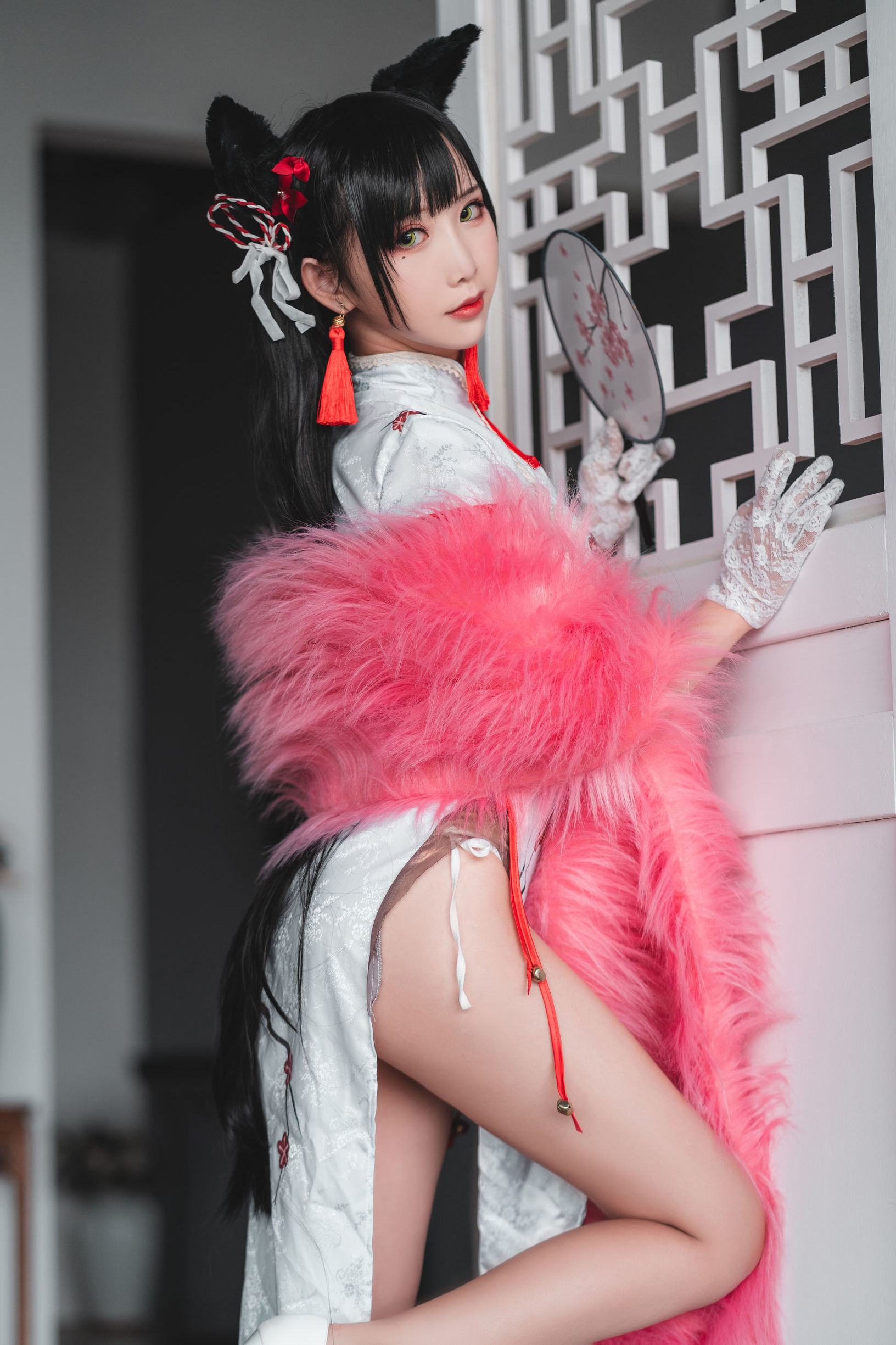 網紅COSER] 可愛人氣Coser麵餅仙兒 - 旗袍愛宕